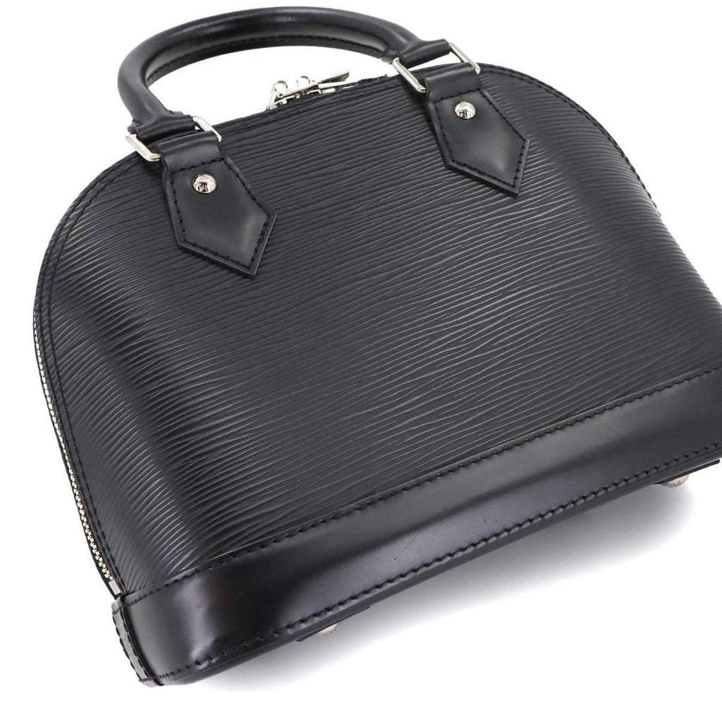 Louis Vuitton Noir Epi Leather Handbag Shoulder Bag (Pre-Owned)