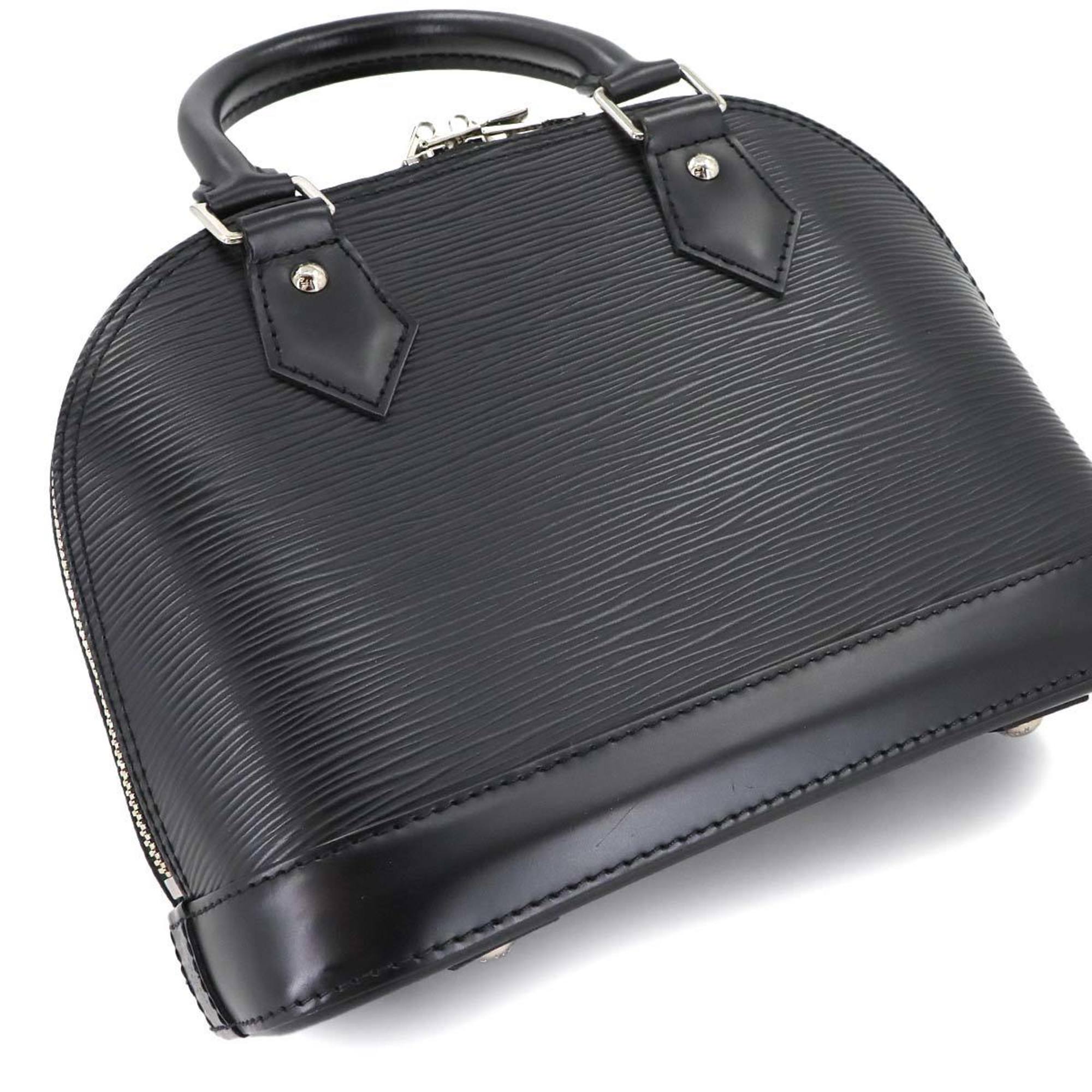 Louis Vuitton Noir Epi Leather Handbag Shoulder Bag (Pre-Owned)