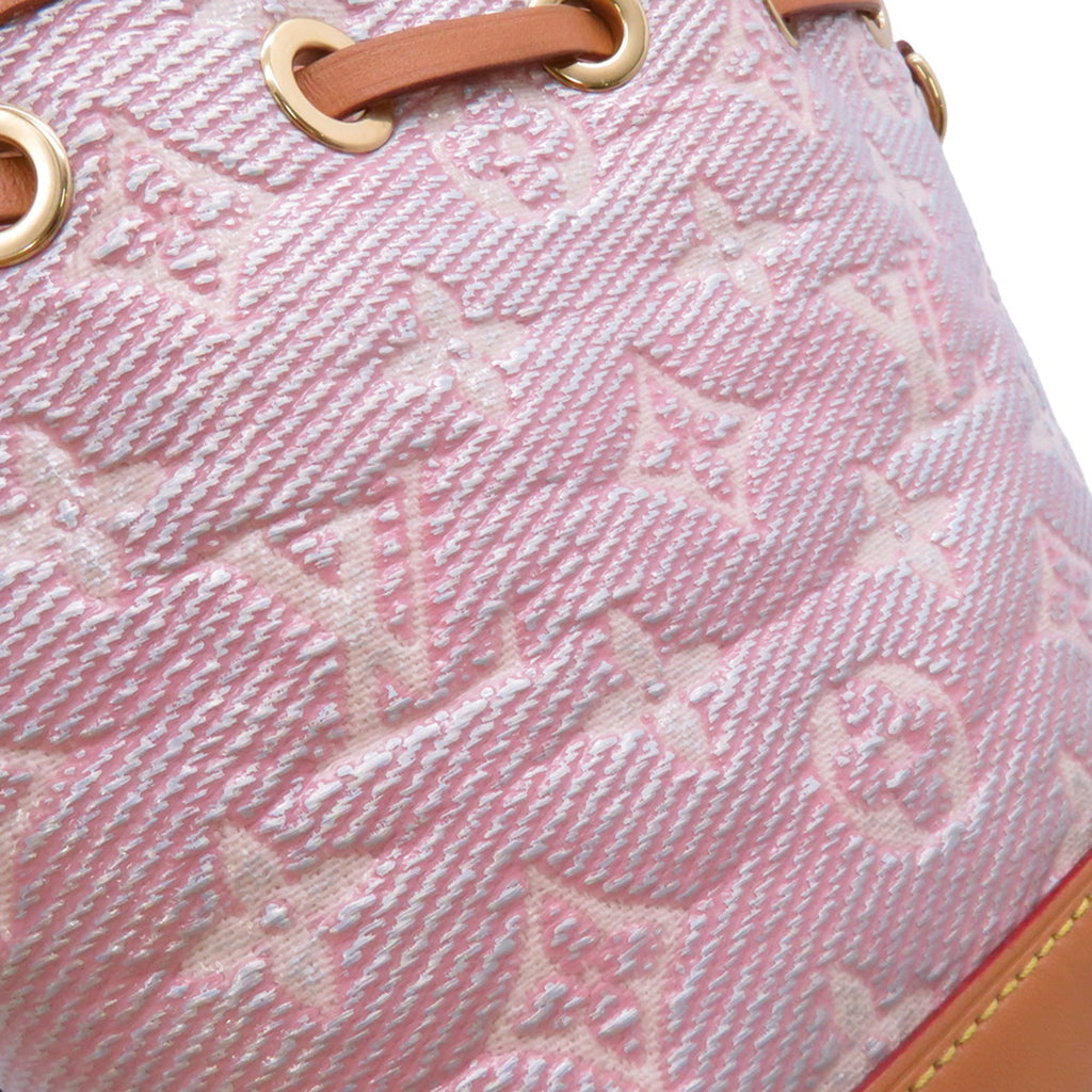Louis Vuitton Monogram Pink Jacquard Handbag Shoulder Bag (Pre-Owned)