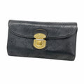 Louis Vuitton Noir Long Wallet (Tri-Fold) (Pre-Owned)