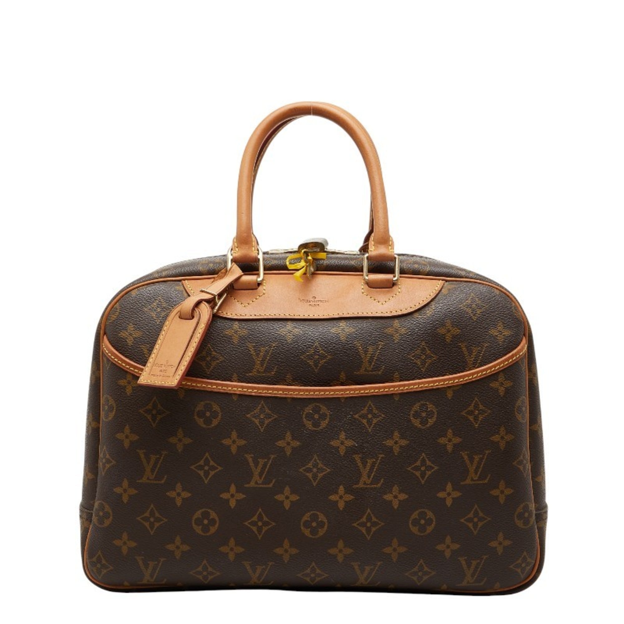 Louis Vuitton Brown Pvc Leather Handbag (Pre-Owned)