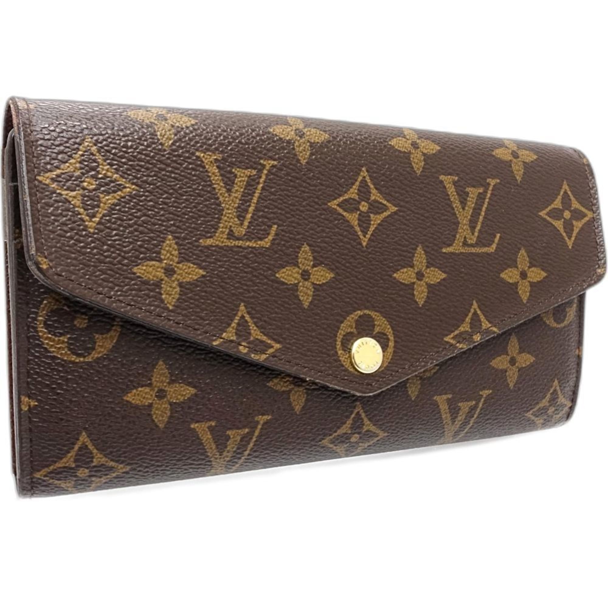 Louis Vuitton Monogram Brown Monogram Monogram Long Wallet (Bi-Fold) (Pre-Owned)
