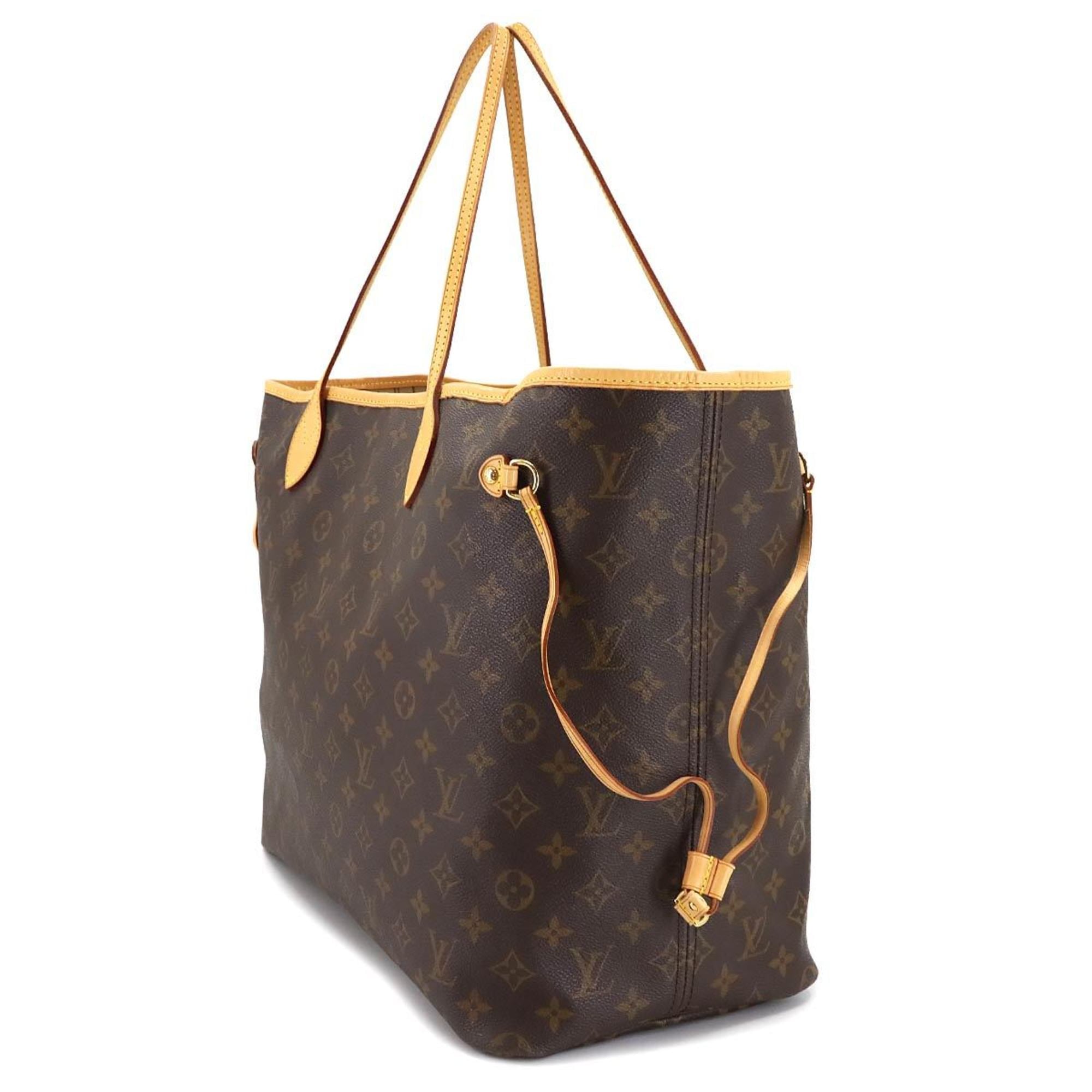 Louis Vuitton Beige Brown Monogram Monogram Tote Bag (Pre-Owned)