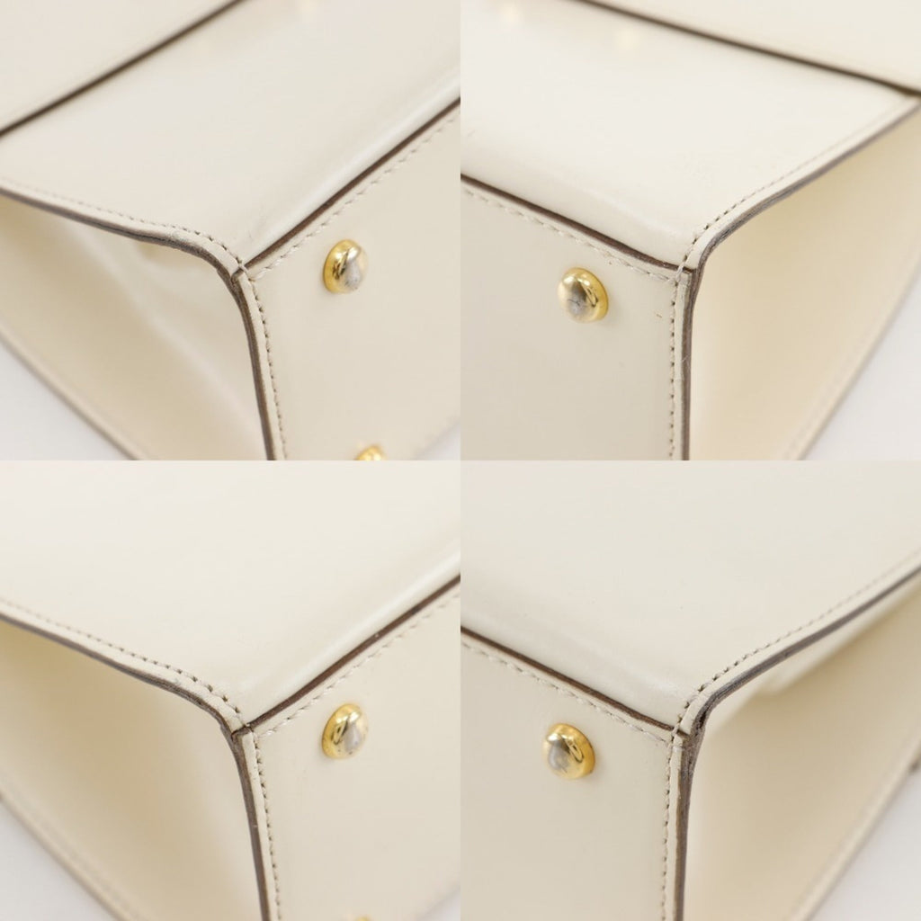 Celine White Leather Handbag (Pre-Owned)