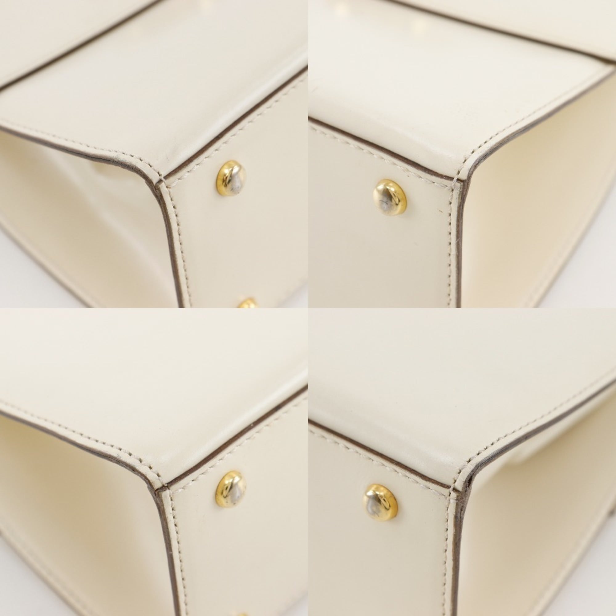 Celine White Leather Handbag (Pre-Owned)