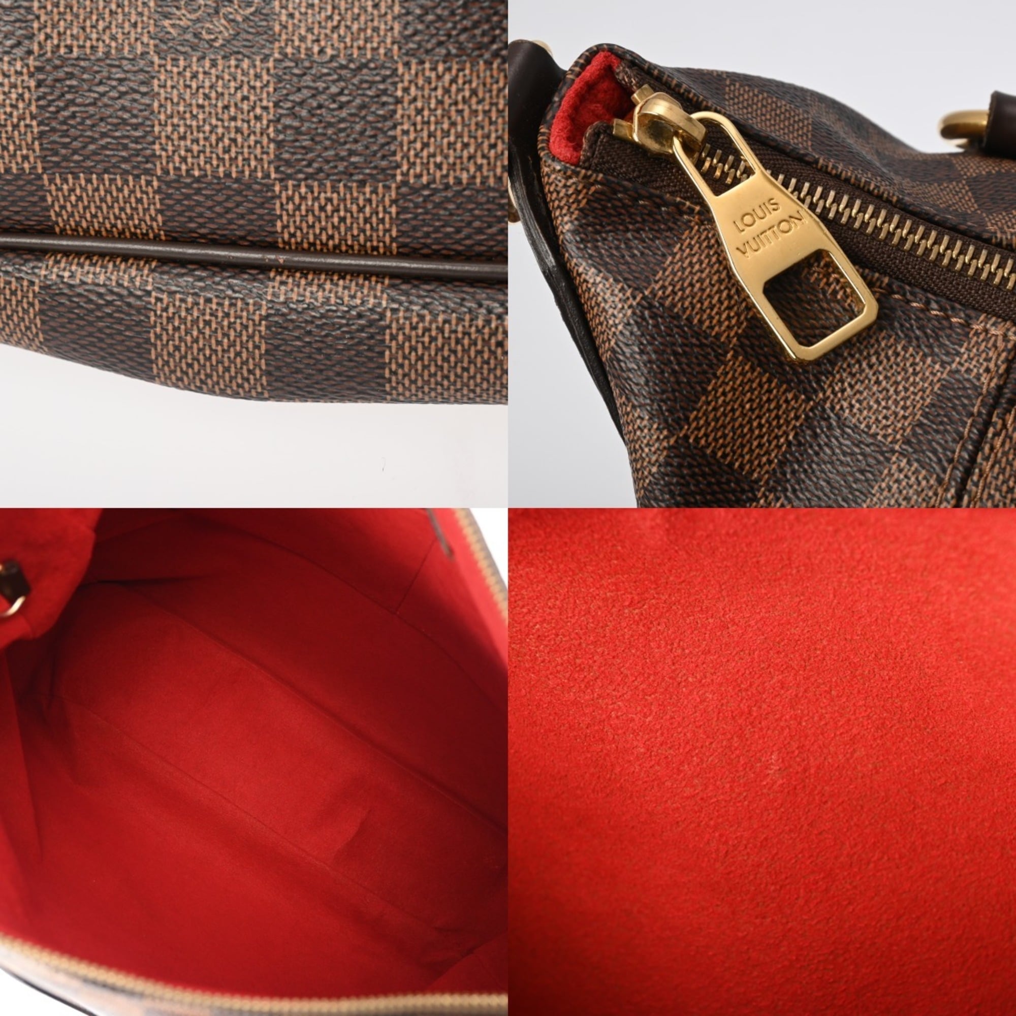Louis Vuitton Brown Damier Canvas Handbag (Pre-Owned)