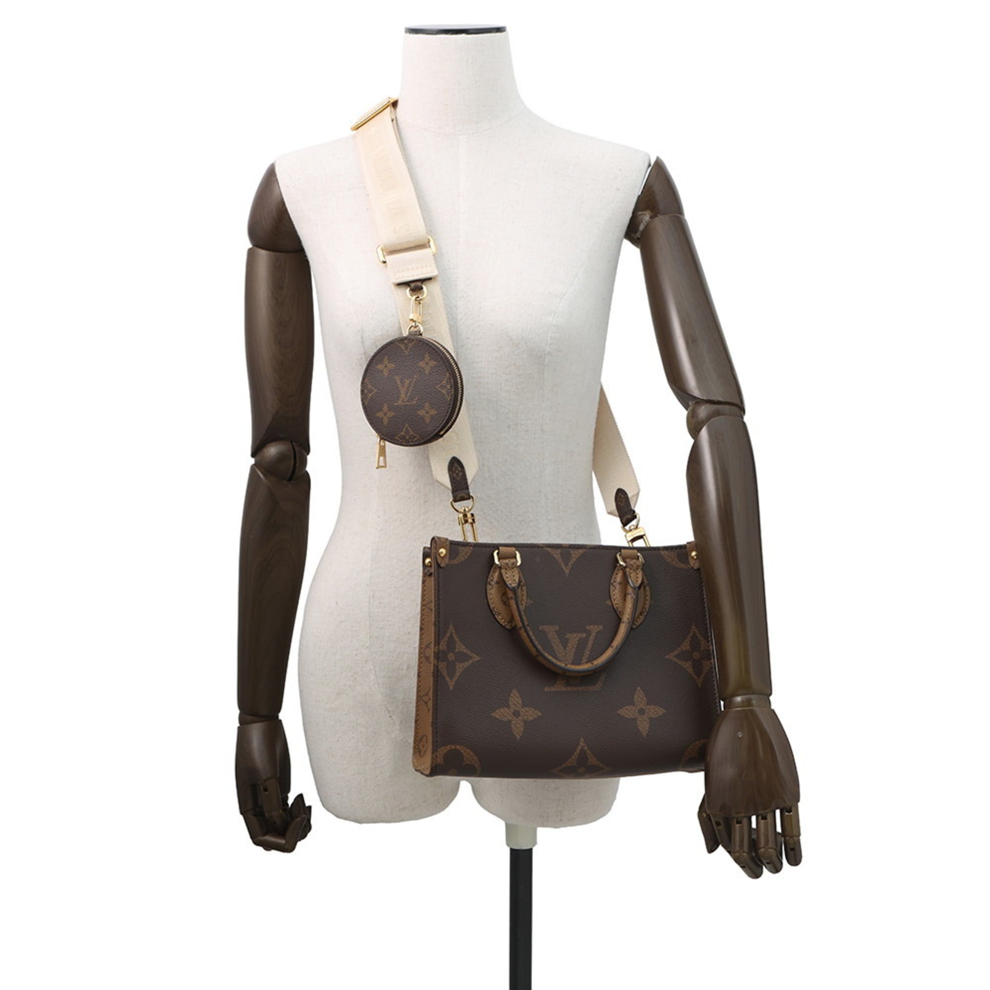 Louis Vuitton Monogram Reverse Monogram Monogram Reverse Red Color Monogram Reverse Monogram Handbag Shoulder Bag (Pre-Owned)