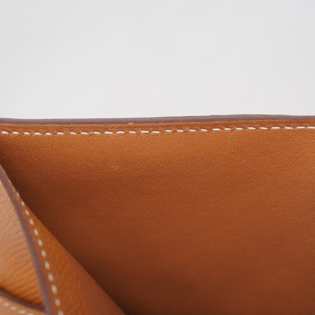 Hermes Gold Epsom Leather Wallet (Bi-Fold) (Pre-Owned)