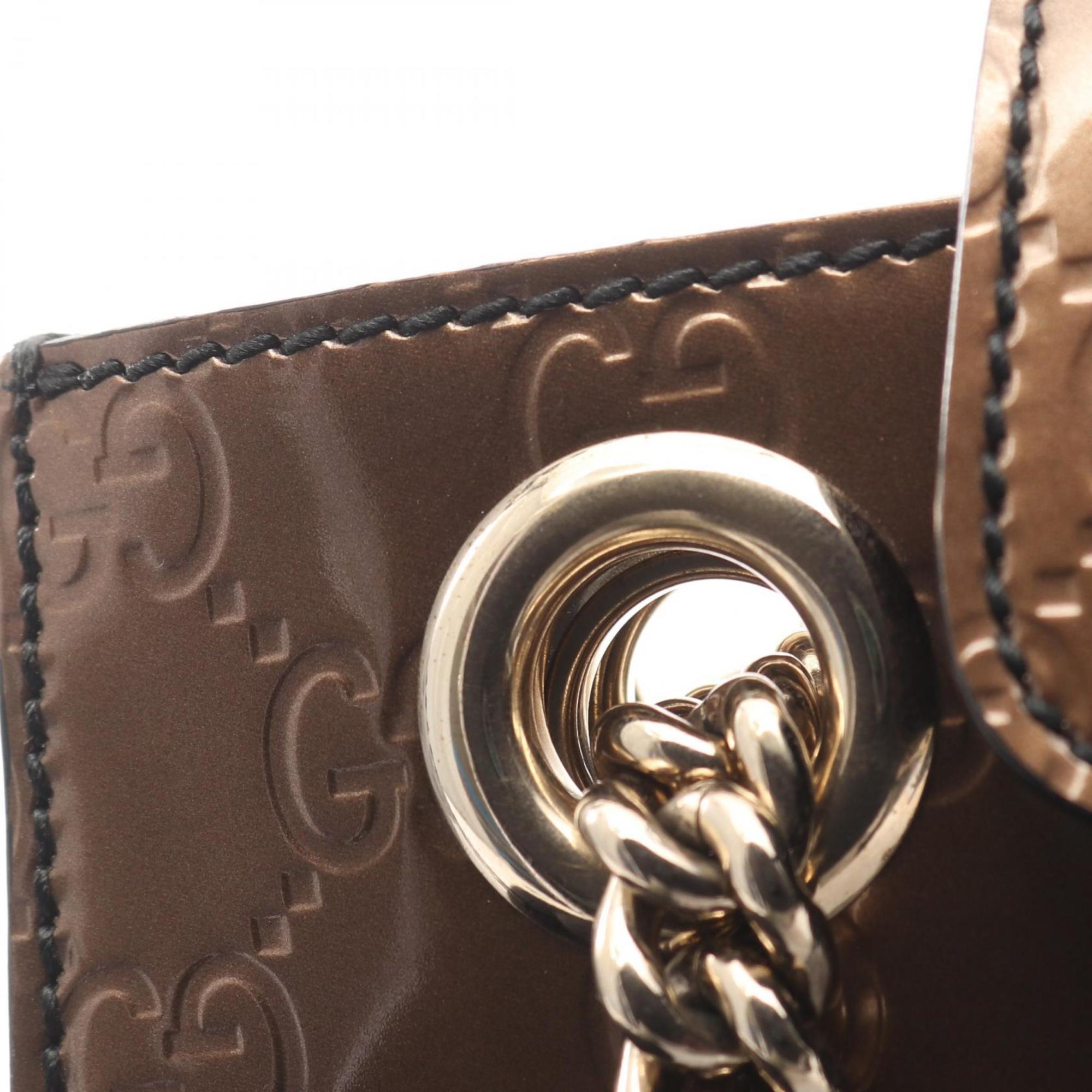 Gucci Beige Leather Shoulder Bag (Pre-Owned)