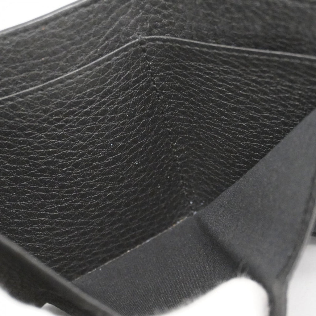 Fendi Black Leather Wallet (Tri-Fold) (Pre-Owned)