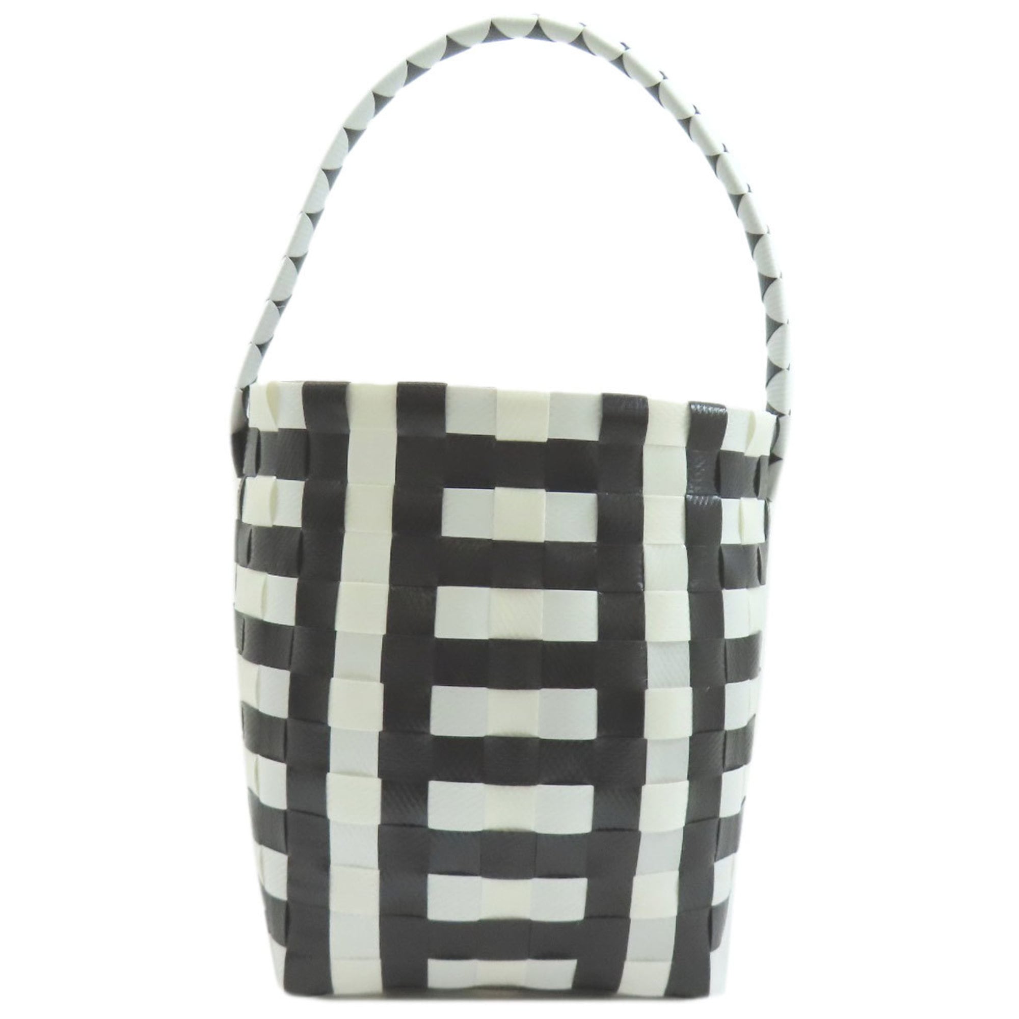 Marni Black White Polypropylene Handbag (Pre-Owned)