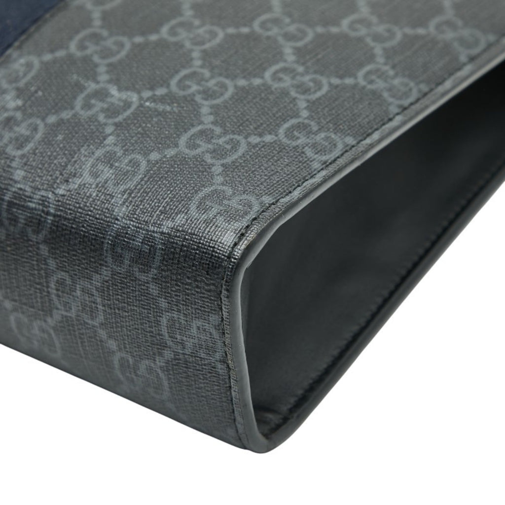 Gucci Black Multi-Color Pvc Leather Clutch Bag (Pre-Owned)