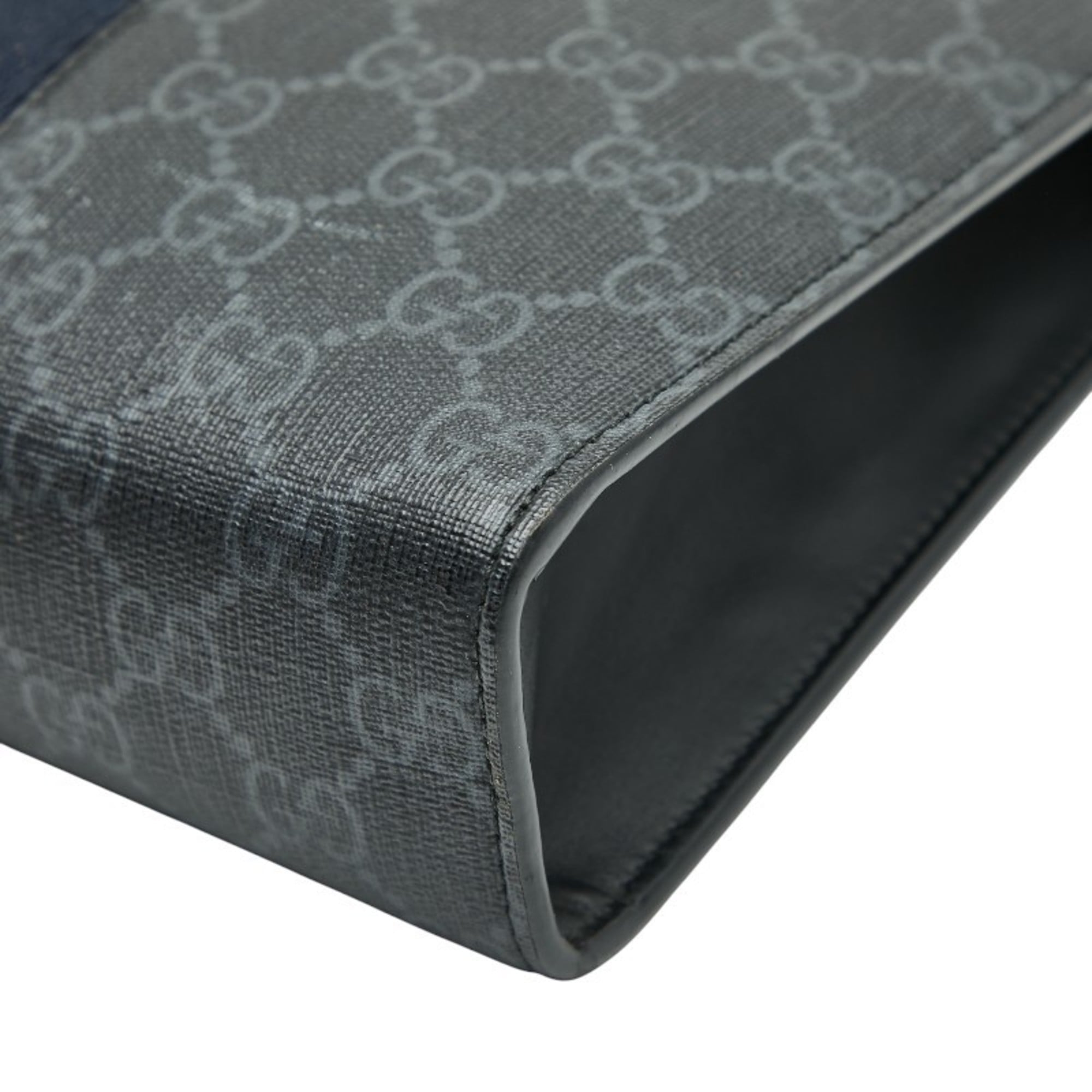 Gucci Black Multi-Color Pvc Leather Clutch Bag (Pre-Owned)