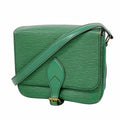 Louis Vuitton Borneo Green Shoulder Bag (Pre-Owned)