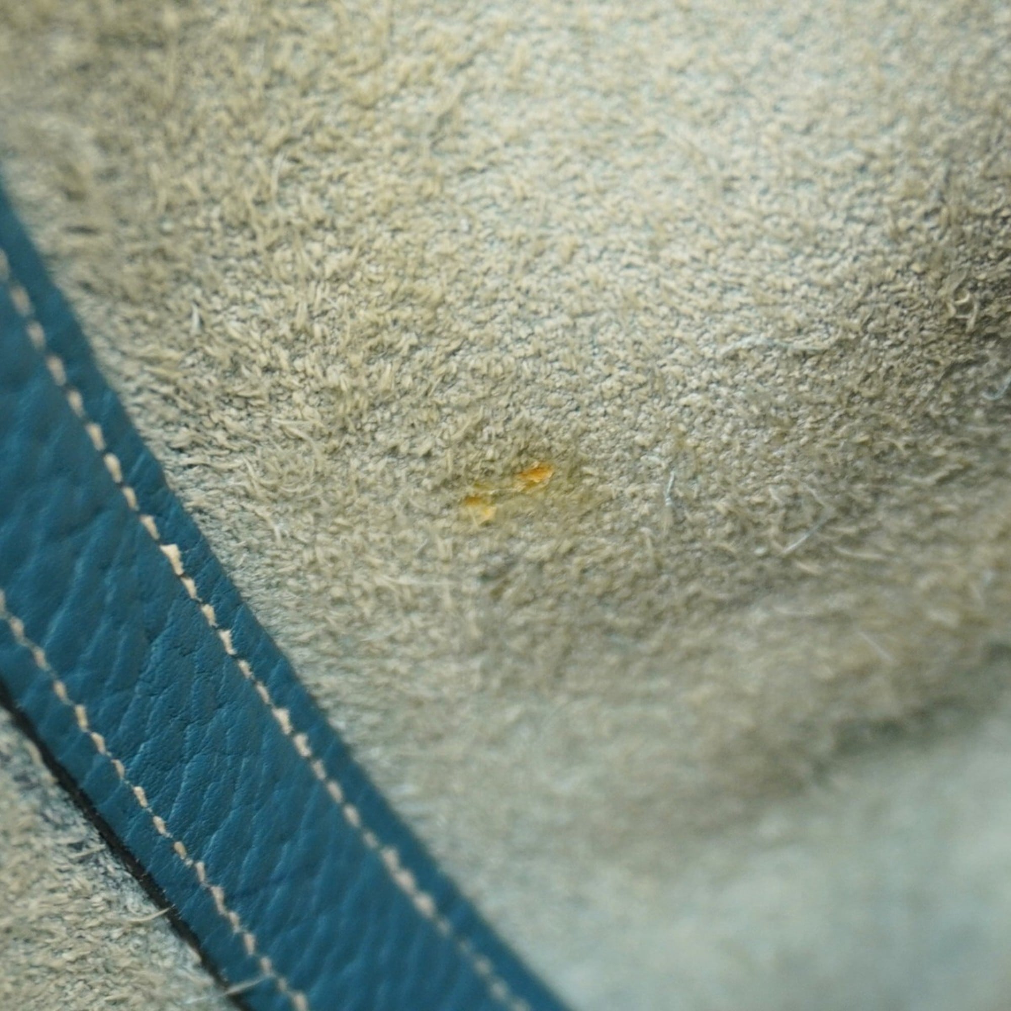 Hermes Blue Jean Taurillon Clemence Leather Handbag (Pre-Owned)