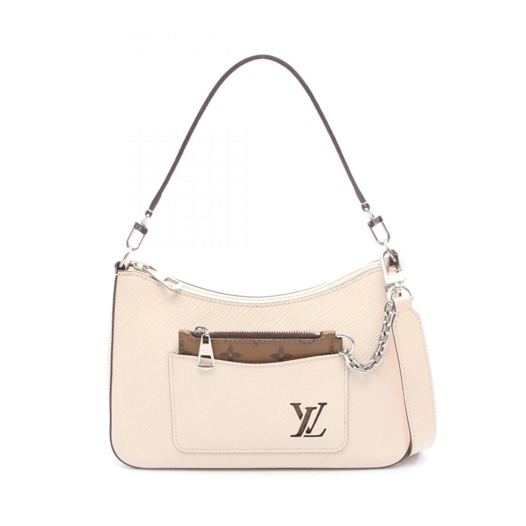 Louis Vuitton Beige Leather Handbag (Pre-Owned)