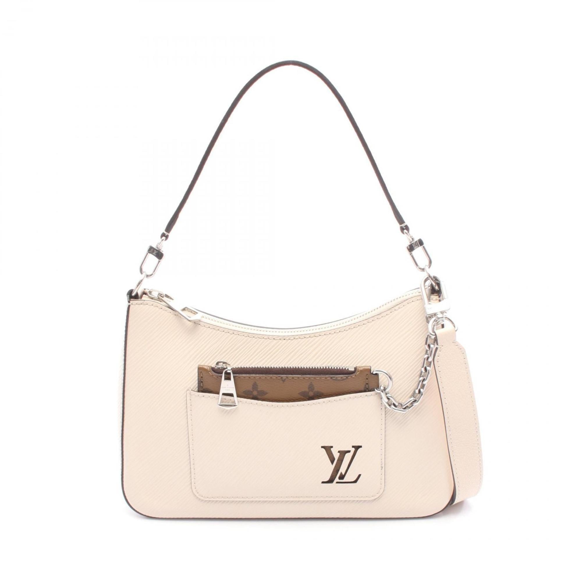 Louis Vuitton Beige Leather Handbag (Pre-Owned)