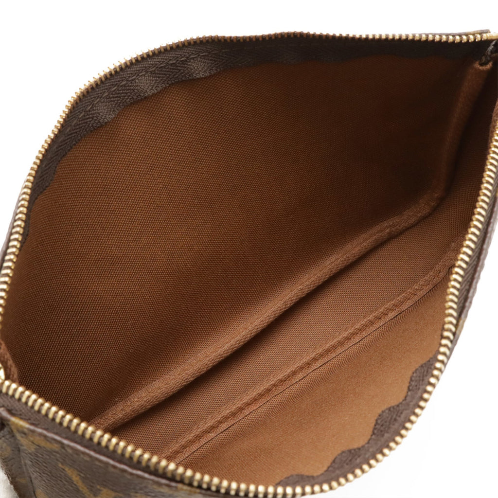 Louis Vuitton Brown Monogram Canvas Handbag Pochette (Pre-Owned)