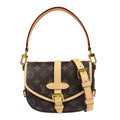 Louis Vuitton Brown Monogram Canvas Shoulder Bag (Pre-Owned)