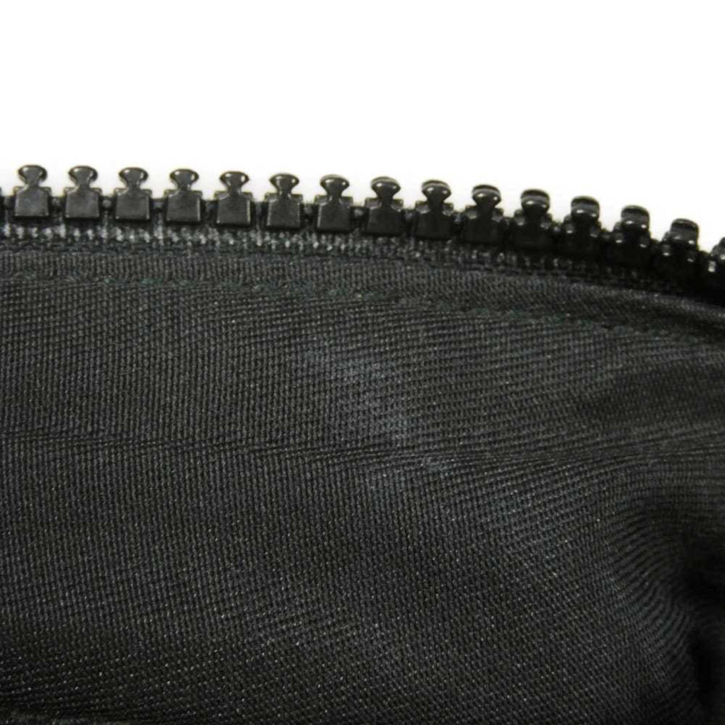 Gucci Black Nylon Gg Canvas Leather Messenger Bag Shoulder Bag (Pre-Owned)