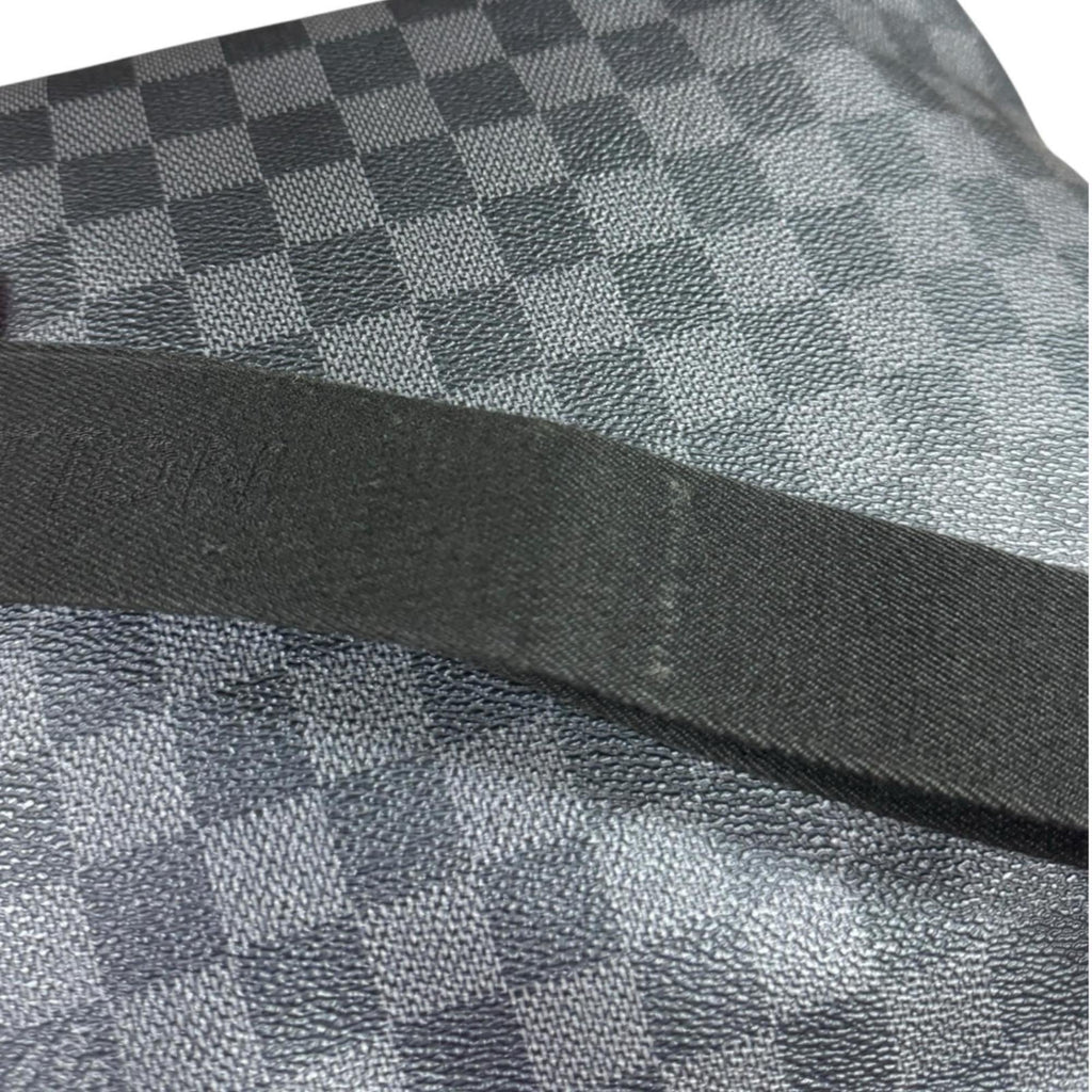 Louis Vuitton Black Gray Damier Graphite Shoulder Bag (Pre-Owned)