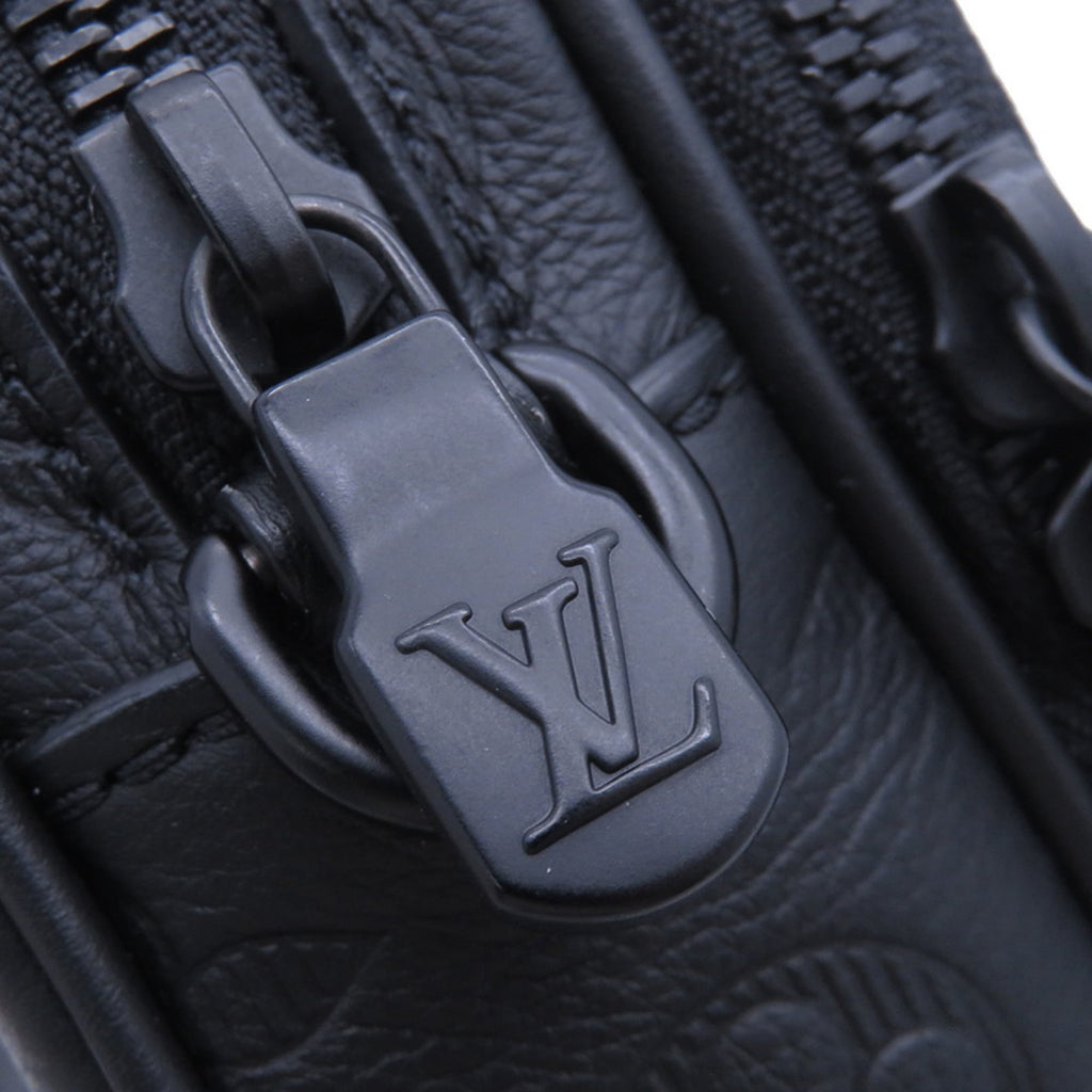 Louis Vuitton Monogram Shadow Black Noir Monogram Shadow Shoulder Bag (Pre-Owned)