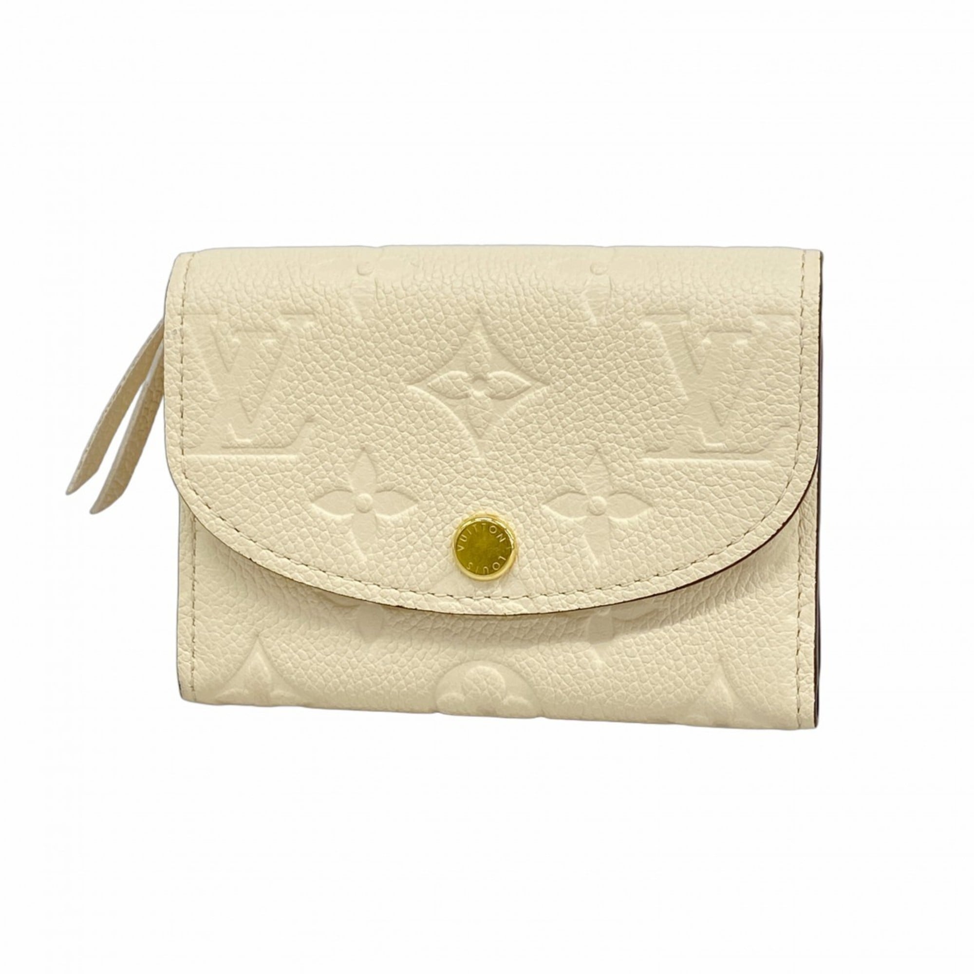 Louis Vuitton Cream Coin Purse/Coin Case (Pre-Owned)