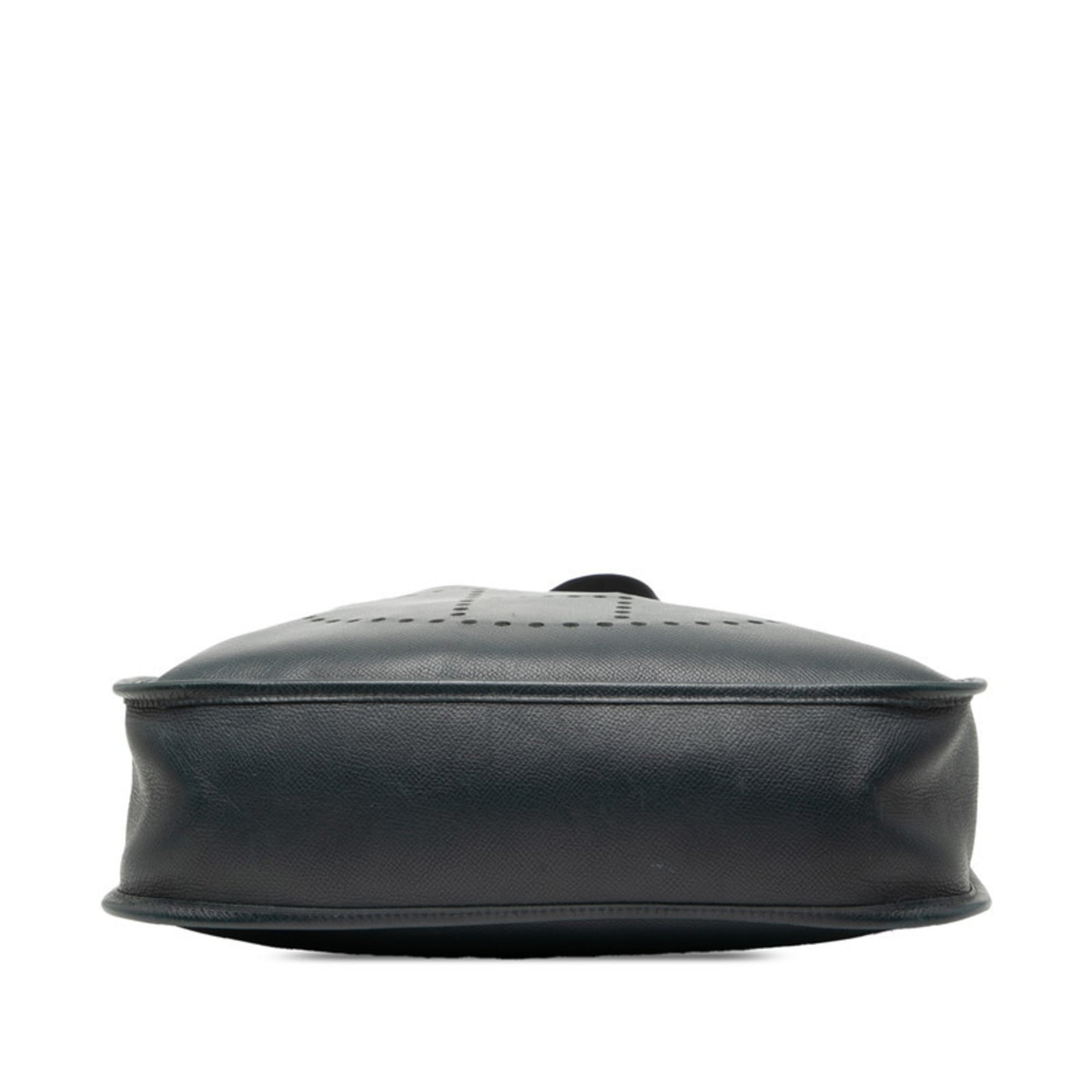 Hermes Navy Courchevel Leather Shoulder Bag (Pre-Owned)