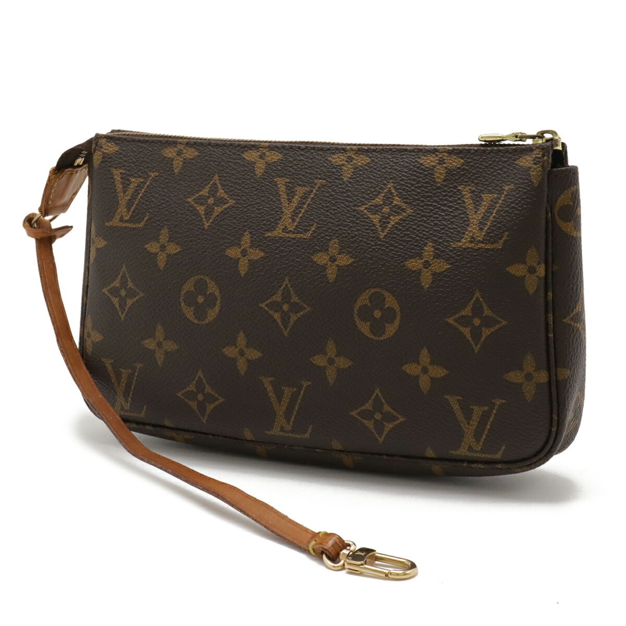Louis Vuitton Monogram Brown Monogram Handbag Pochette (Pre-Owned)