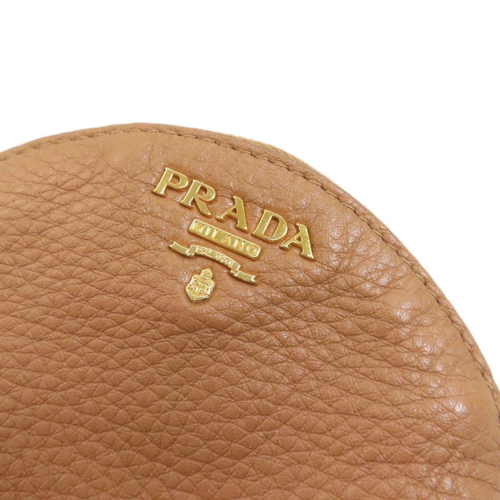 Prada Brown Leather Pouch (Pre-Owned)
