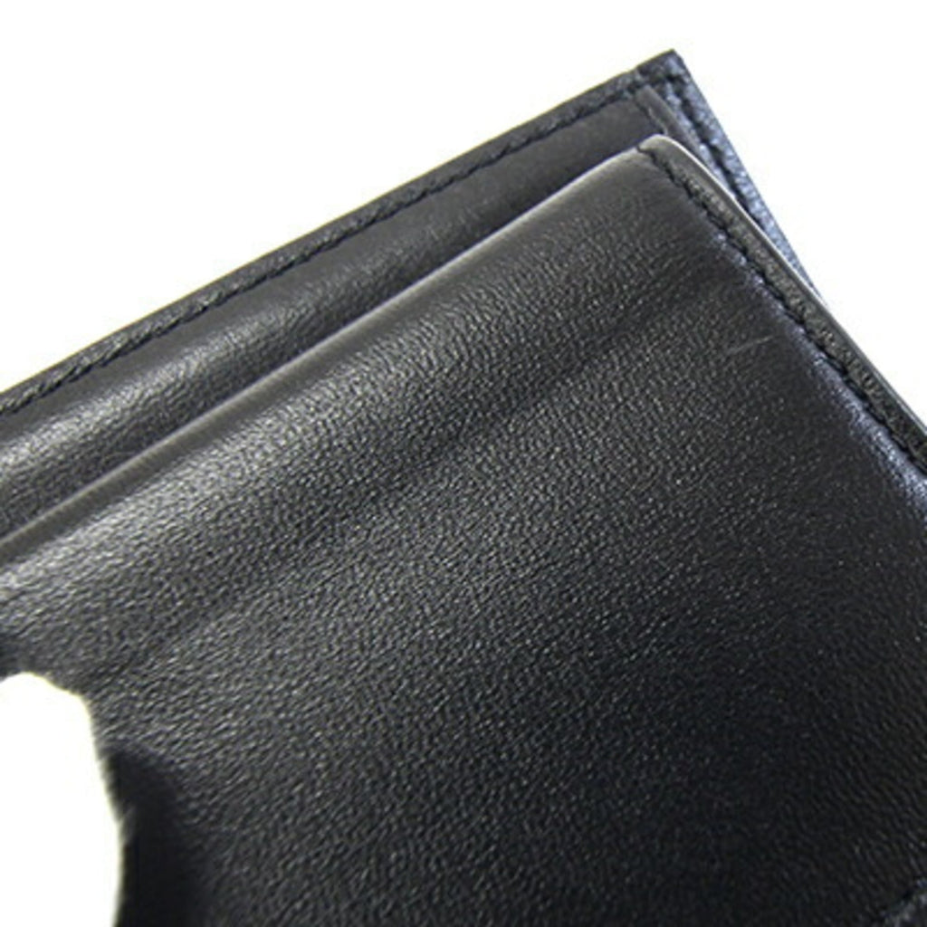 Saint Laurent Black Leather Wallet (Tri-Fold) (Pre-Owned)