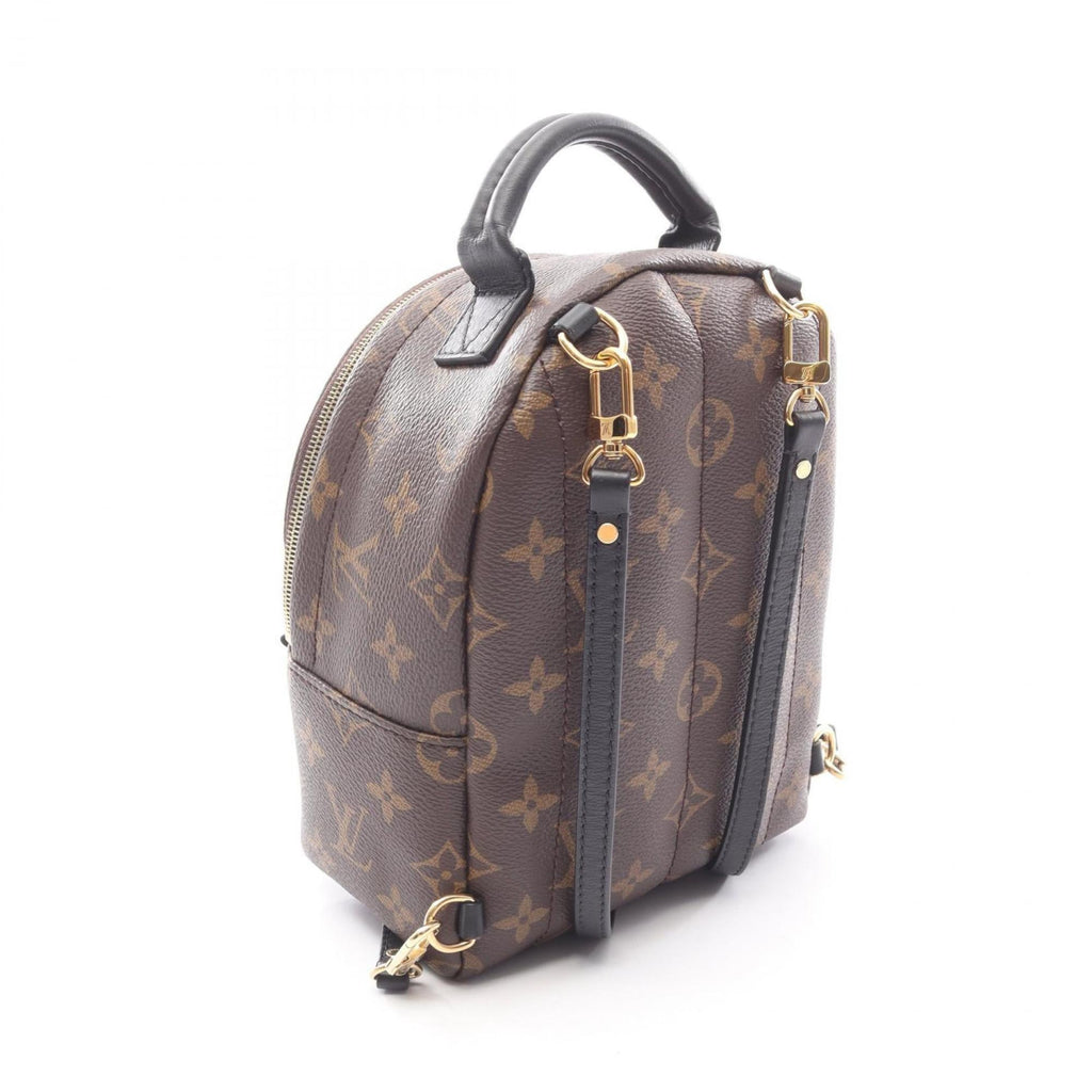 Louis Vuitton Black Brown Monogram Coated Canvas Monogram Pvc Leather Backpack (Pre-Owned)