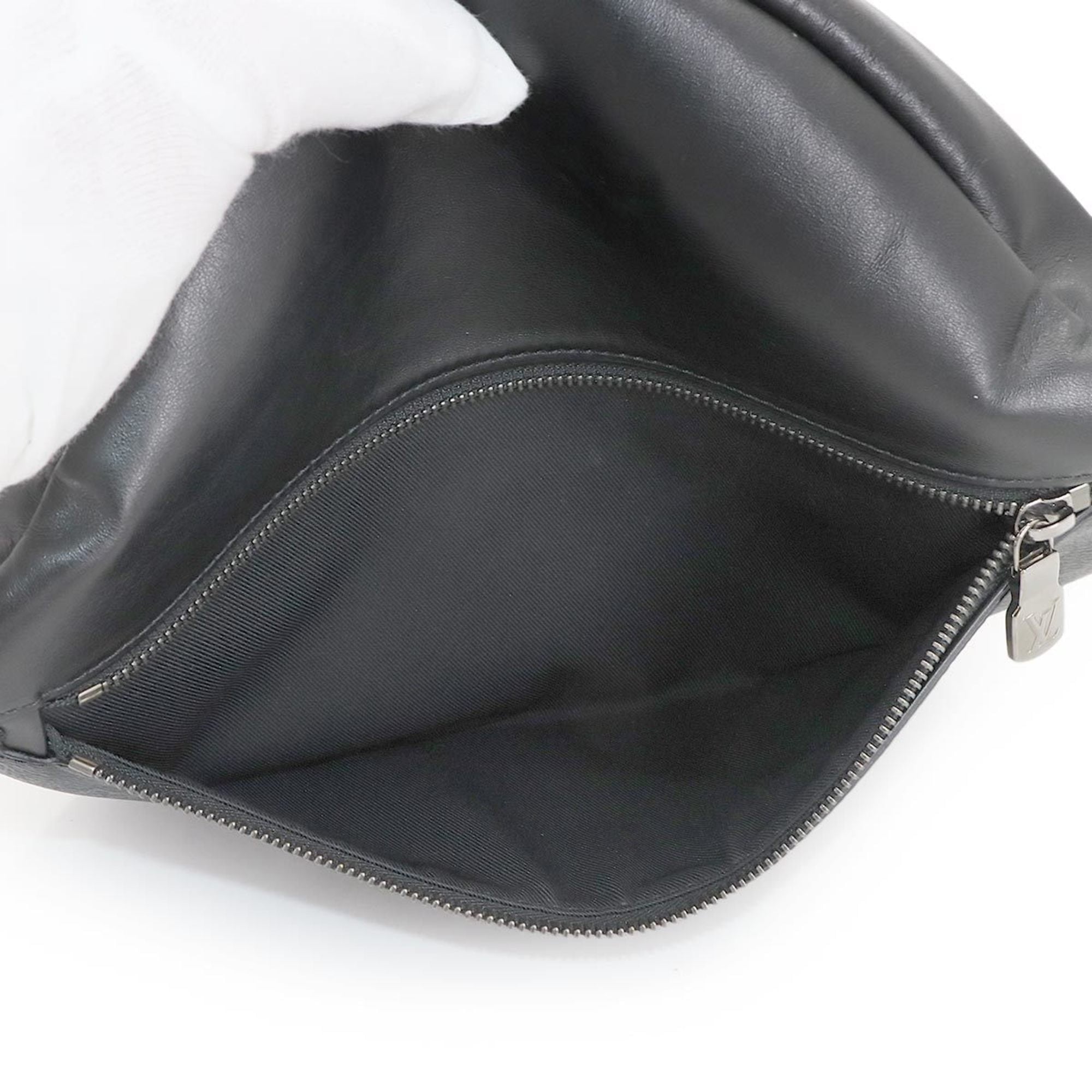 Louis Vuitton Black Gray Monogram Eclipse Monogram Eclipse Fanny Pack Sling Bag (Pre-Owned)
