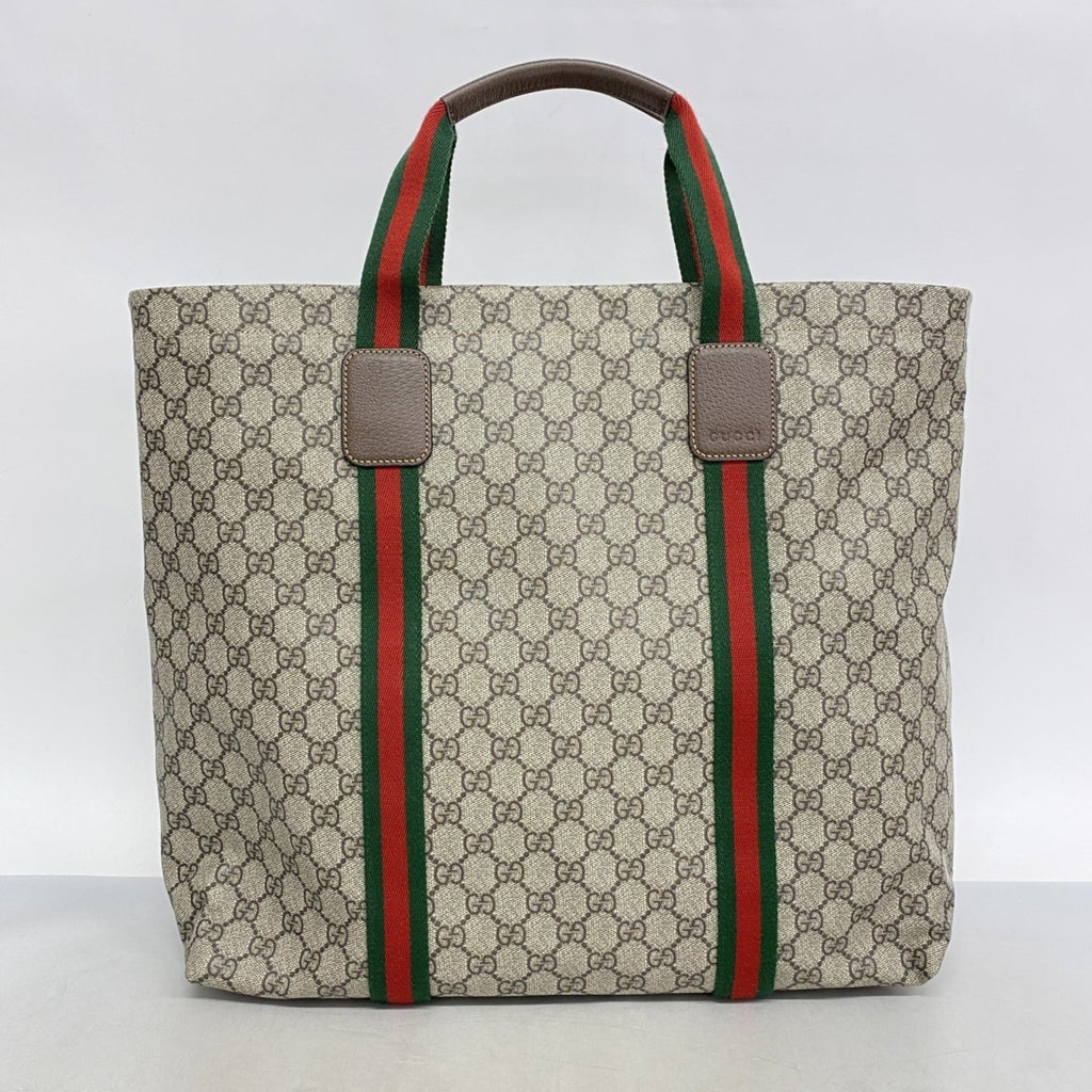 Gucci Brown Pvc Tote Bag (Pre-Owned)