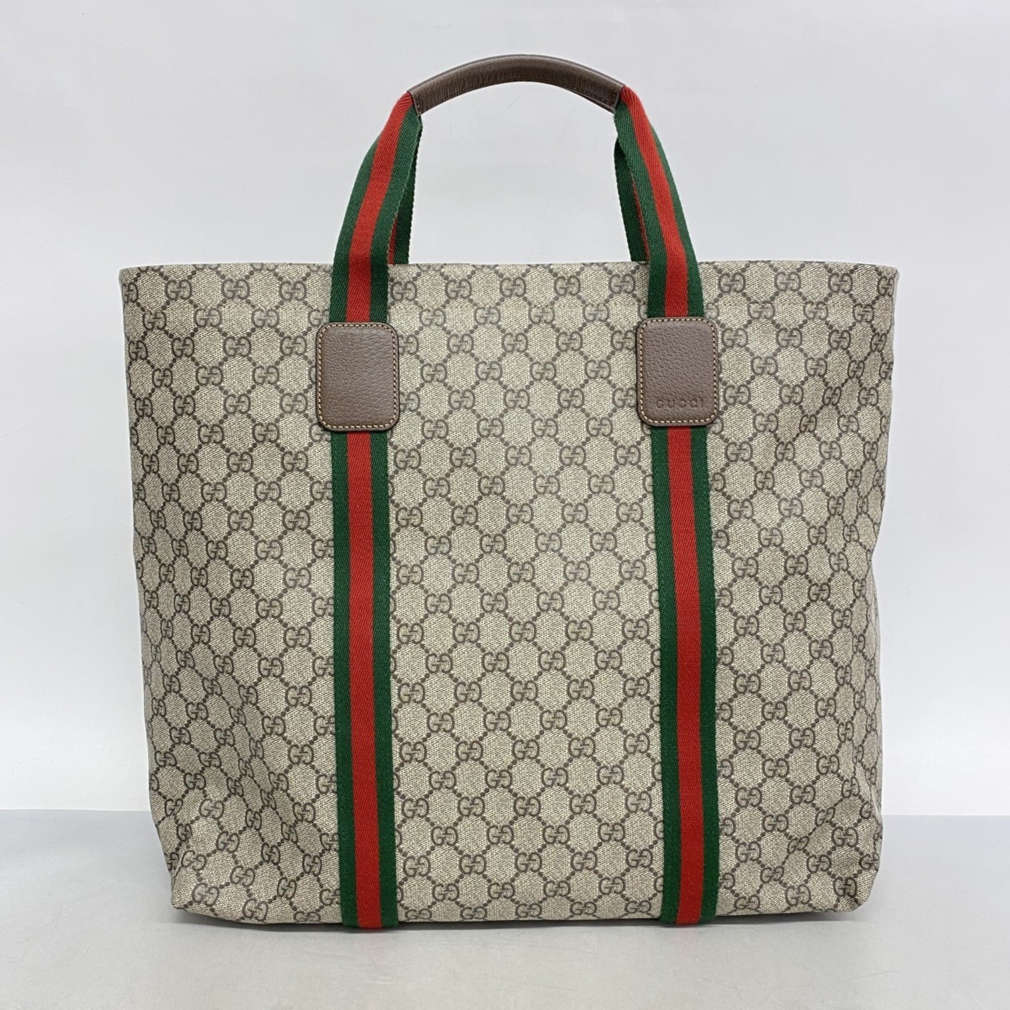 Gucci Brown Pvc Tote Bag (Pre-Owned)