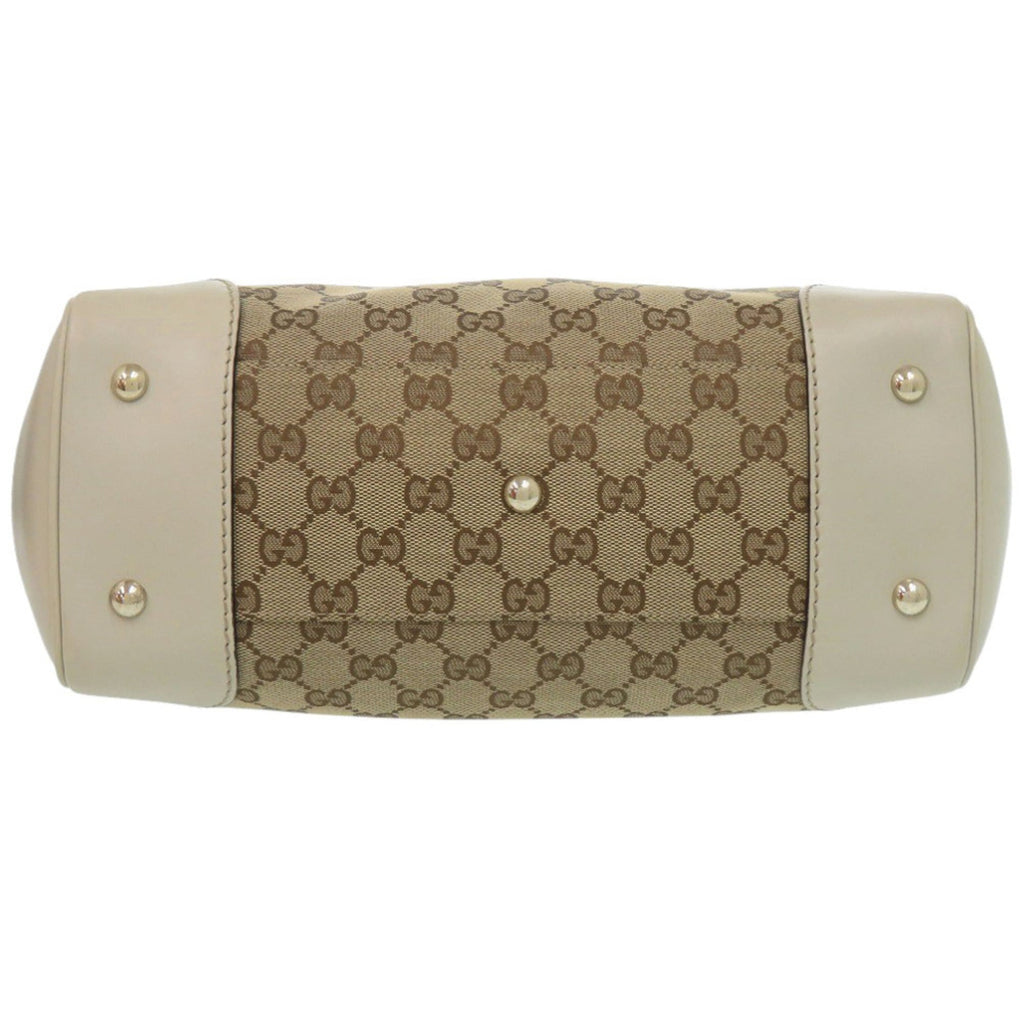 Gucci Beige Gg Canvas Tote Bag (Pre-Owned)