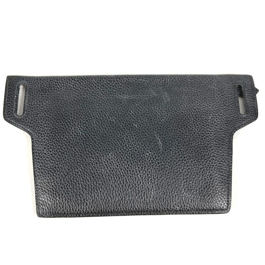 Hermes Black Leather Fanny Pack (Pre-Owned)
