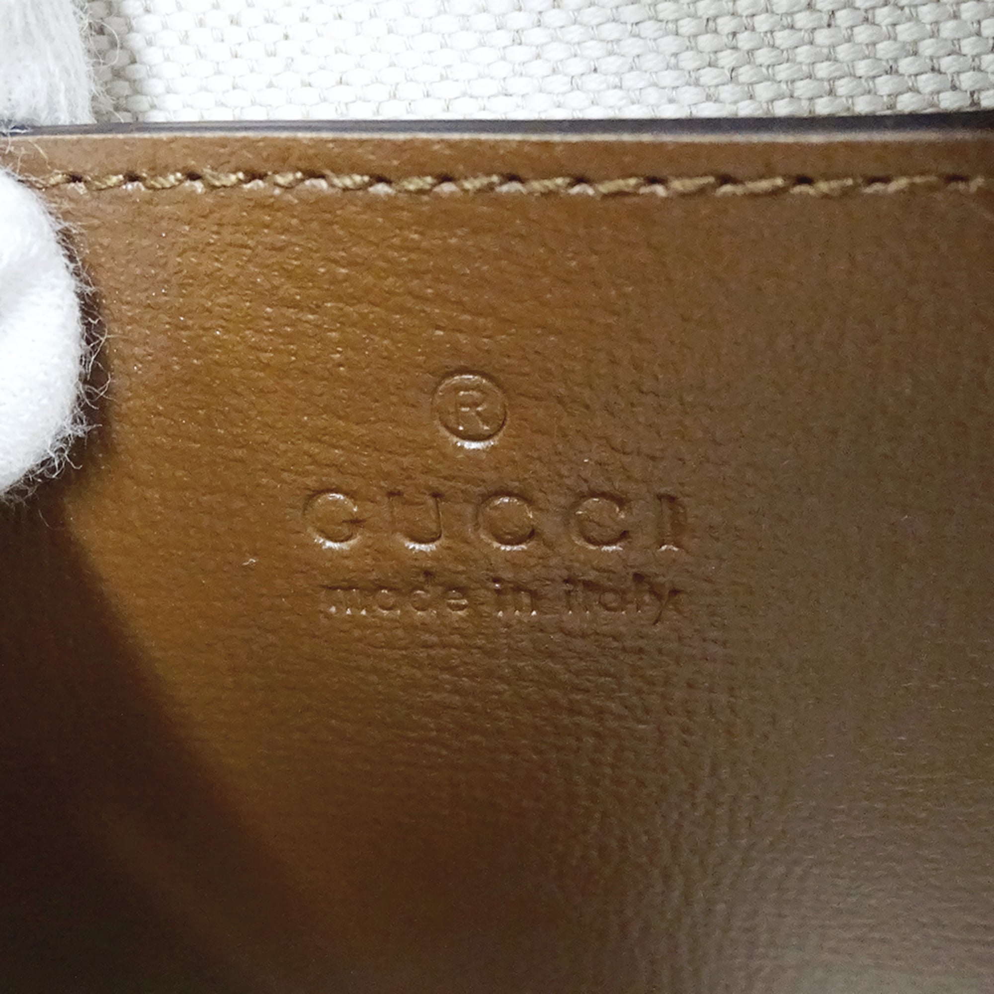 Gucci Brown Leather Shoulder Bag (Pre-Owned)