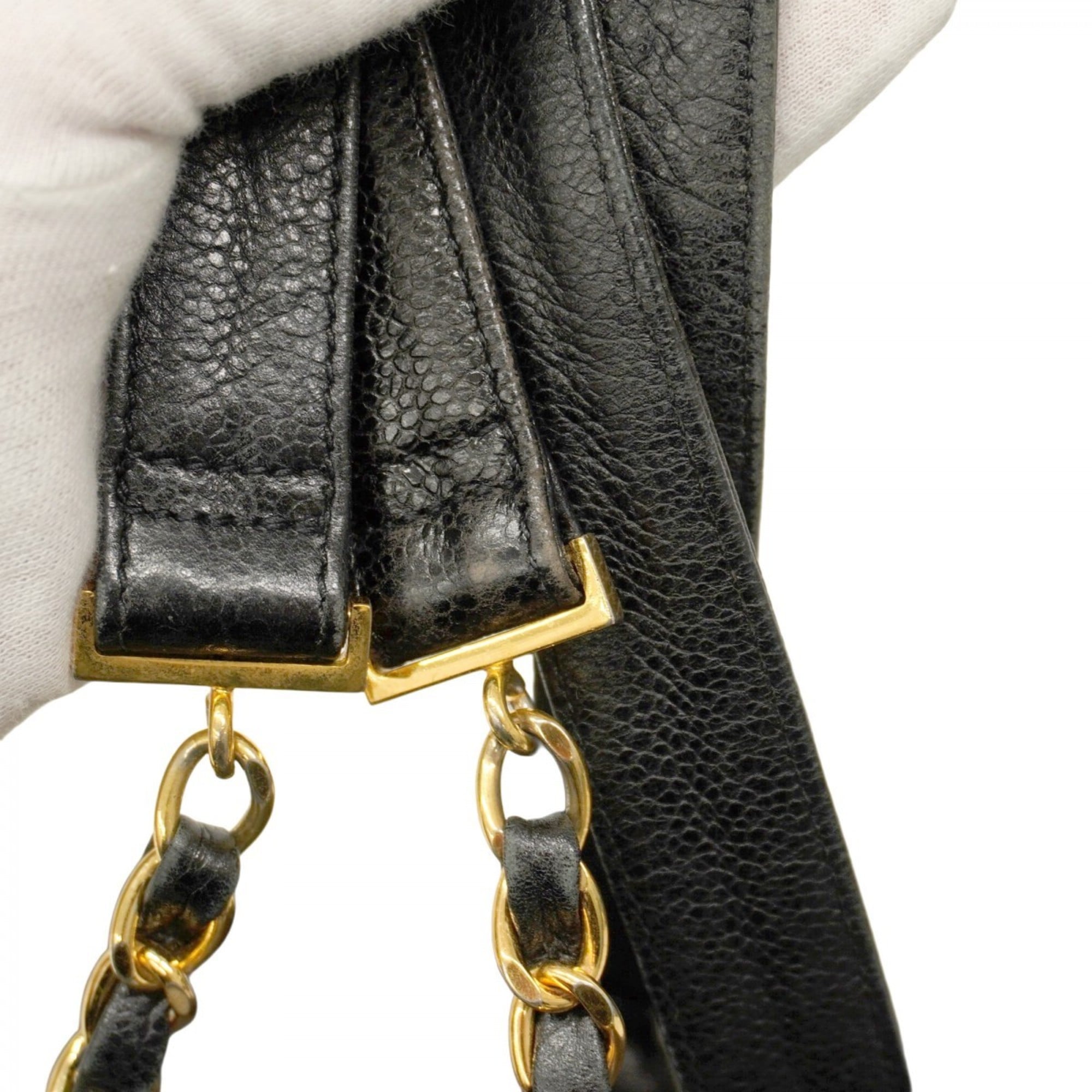 Chanel Black Grained Calfskin Backpack (Pre-Owned)