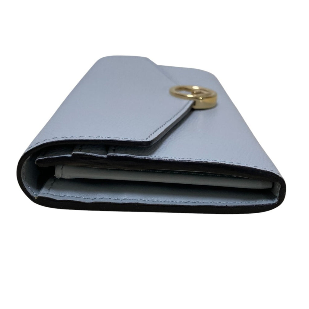 Fendi Light Gray Long Wallet (Bi-Fold) (Pre-Owned)