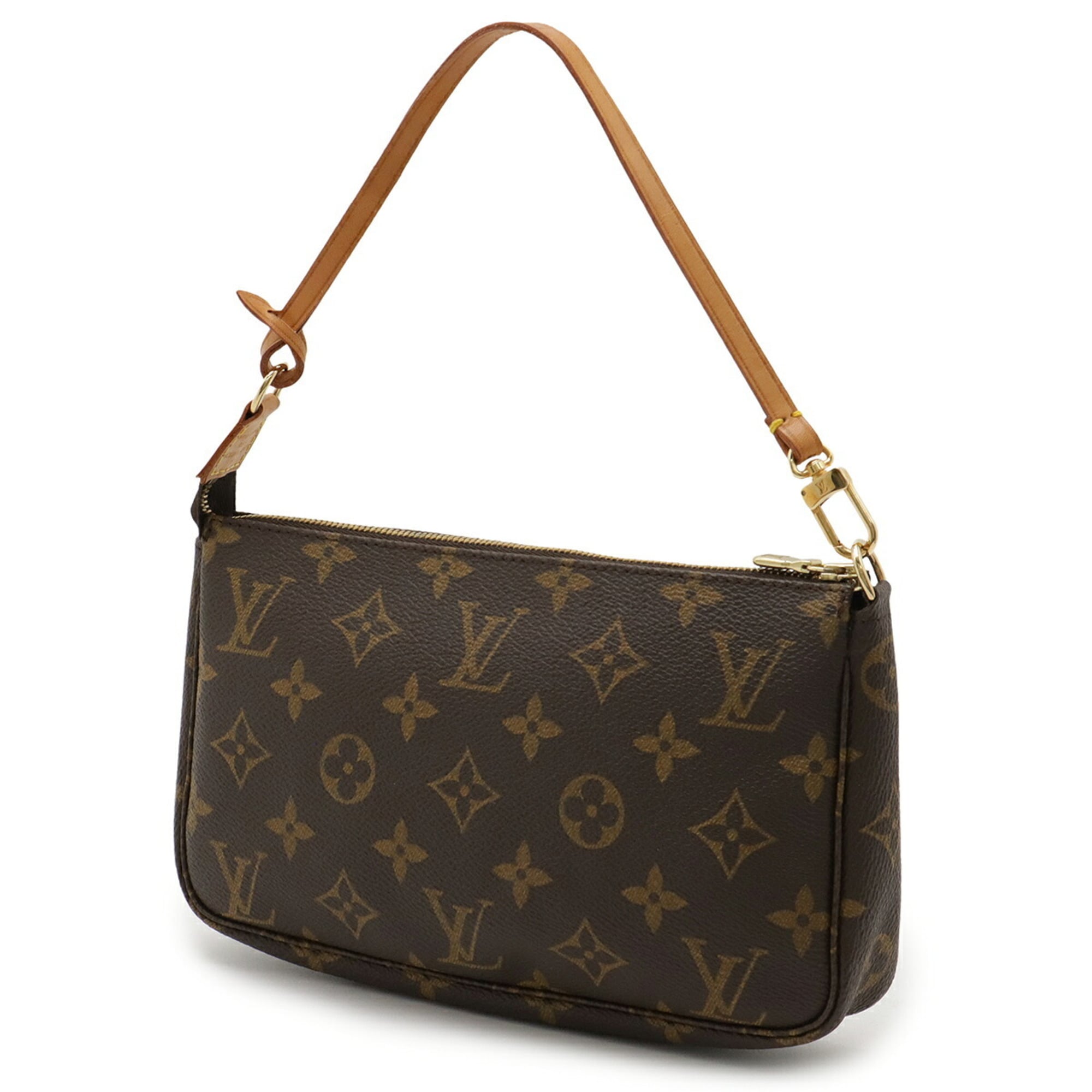 Louis Vuitton Monogram Brown Monogram Handbag Pochette (Pre-Owned)