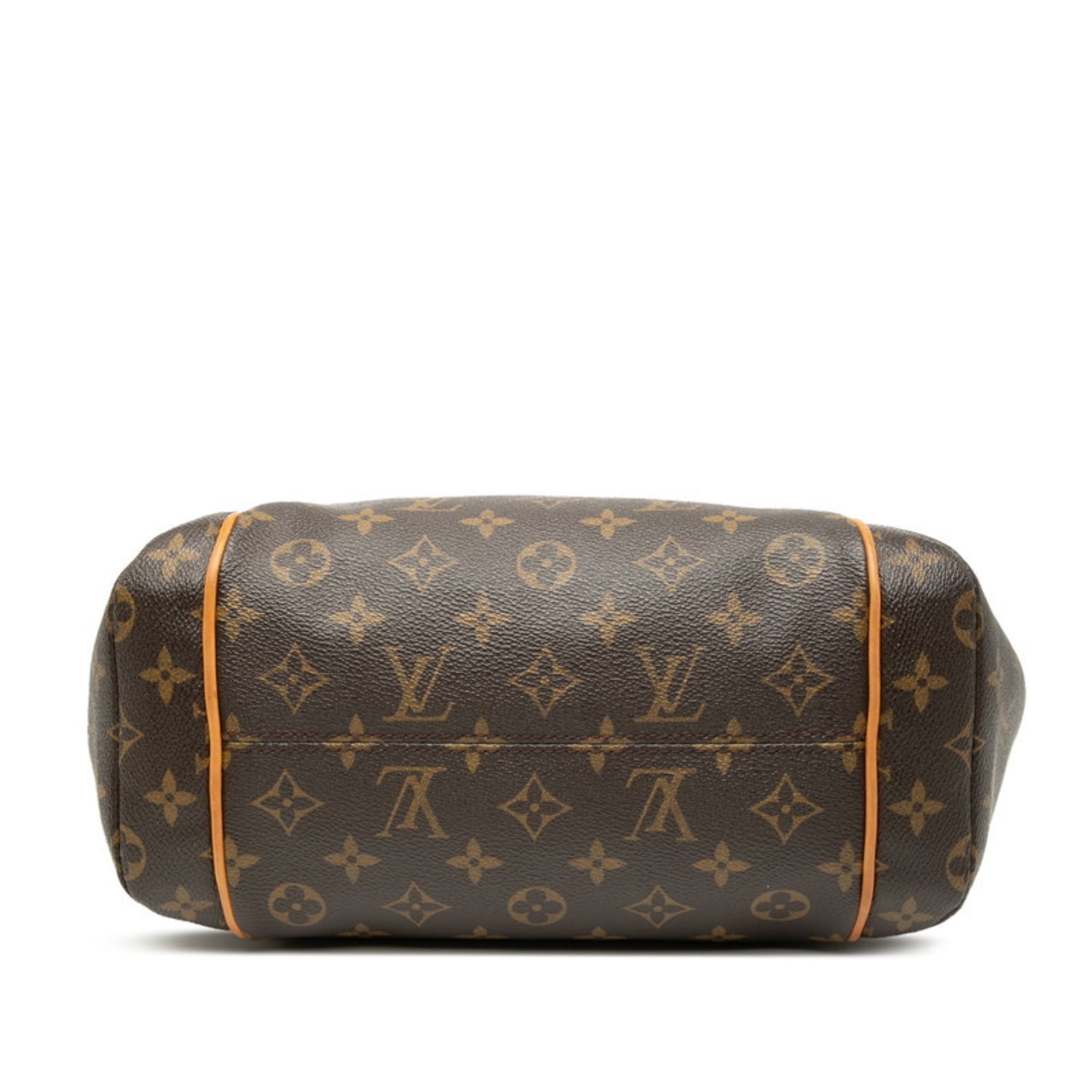 Louis Vuitton Brown Pvc Leather Shoulder Bag Tote Bag (Pre-Owned)