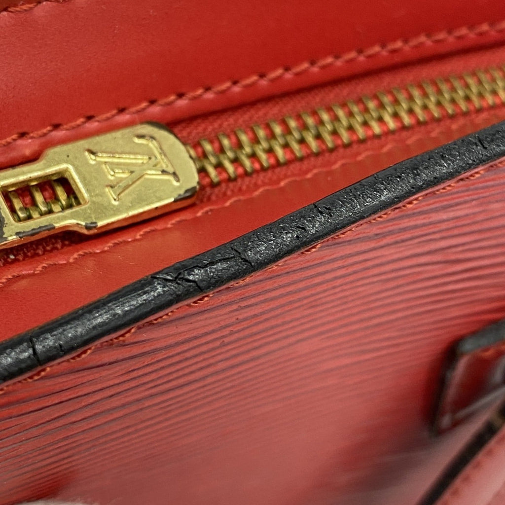 Louis Vuitton Castilian Red Shoulder Bag (Pre-Owned)