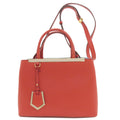 Fendi Red Color Leather Handbag (Pre-Owned)