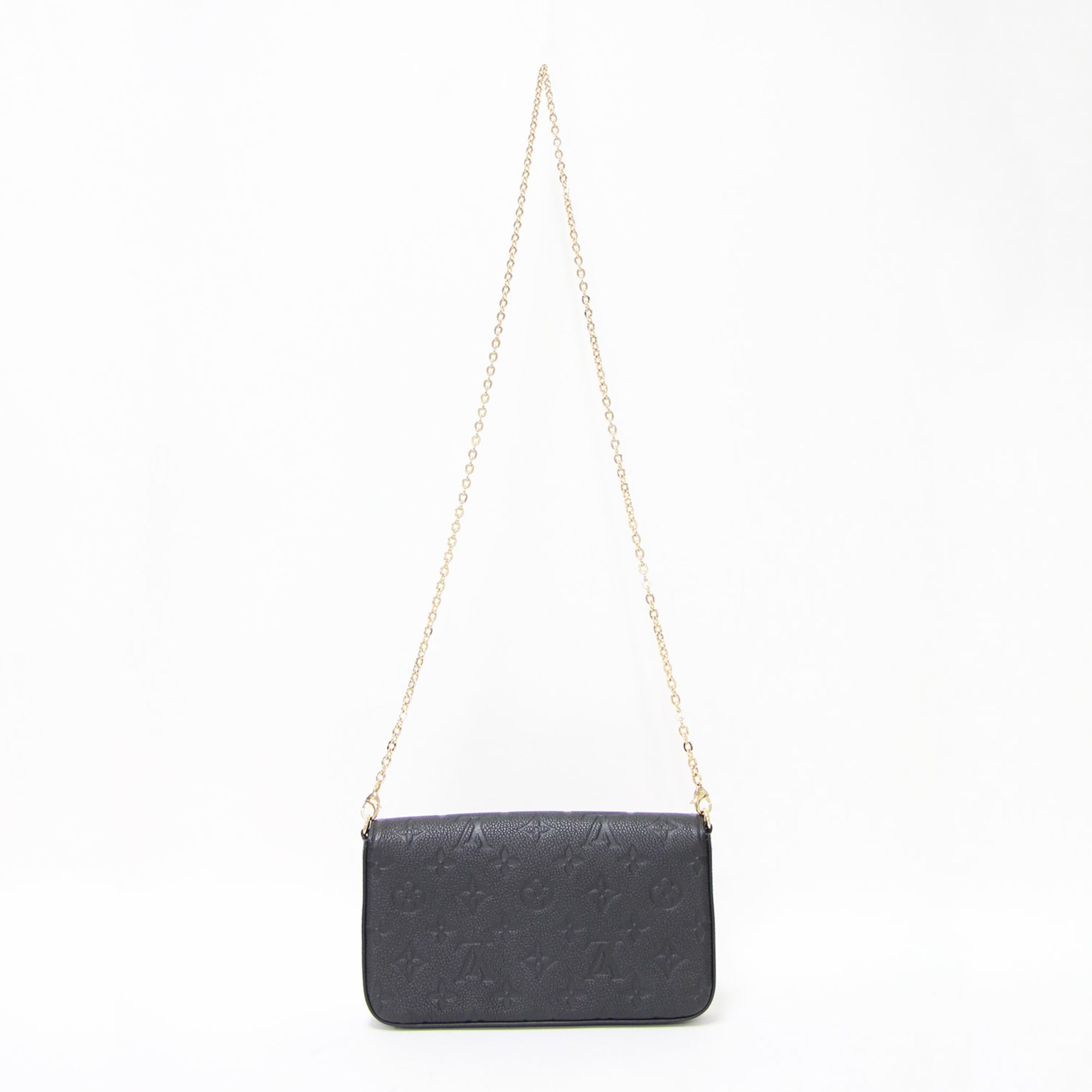 Louis Vuitton Black Monogram Empreinte Pochette Shoulder Bag (Pre-Owned)