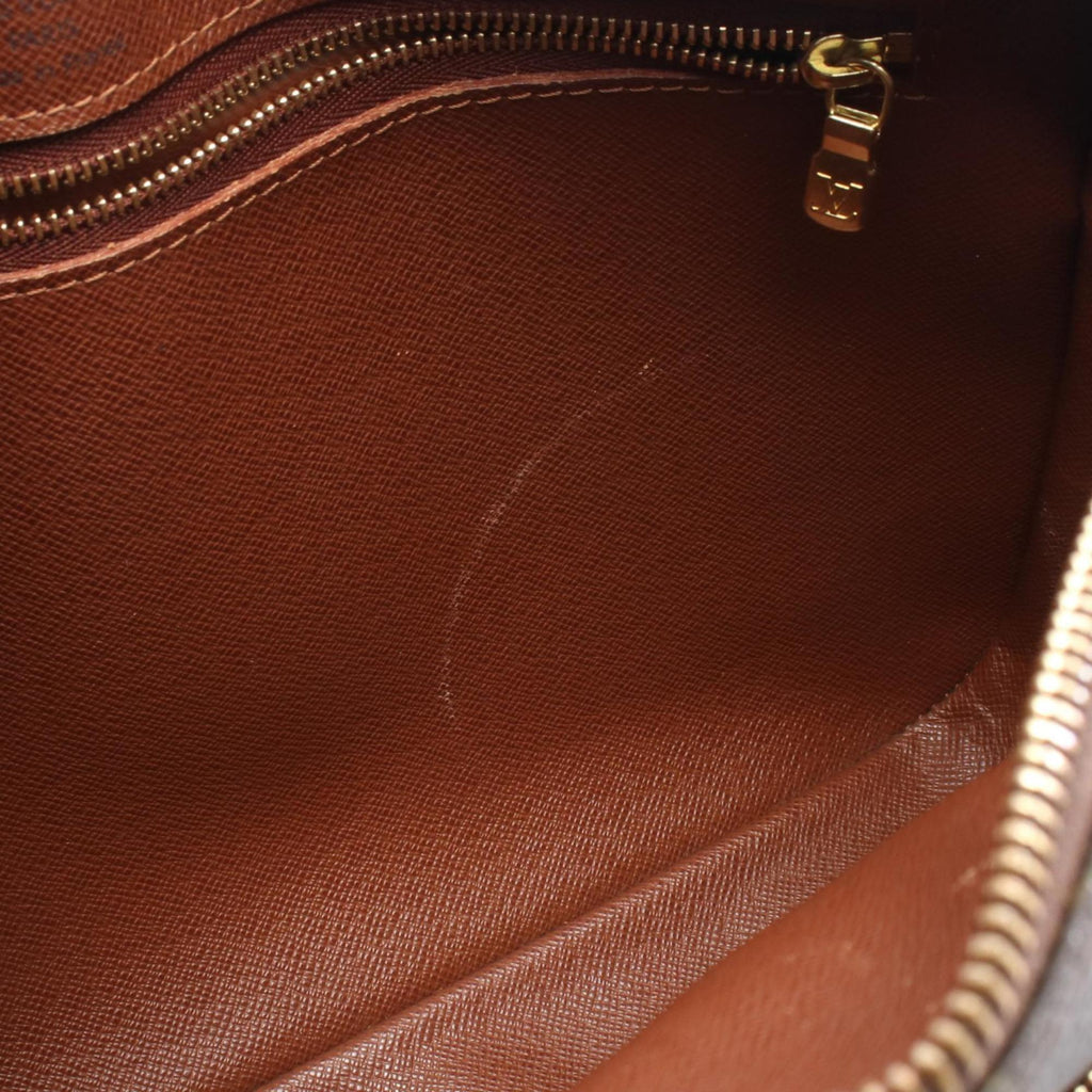 Louis Vuitton Brown Monogram Coated Canvas Leather Shoulder Bag (Pre-Owned)