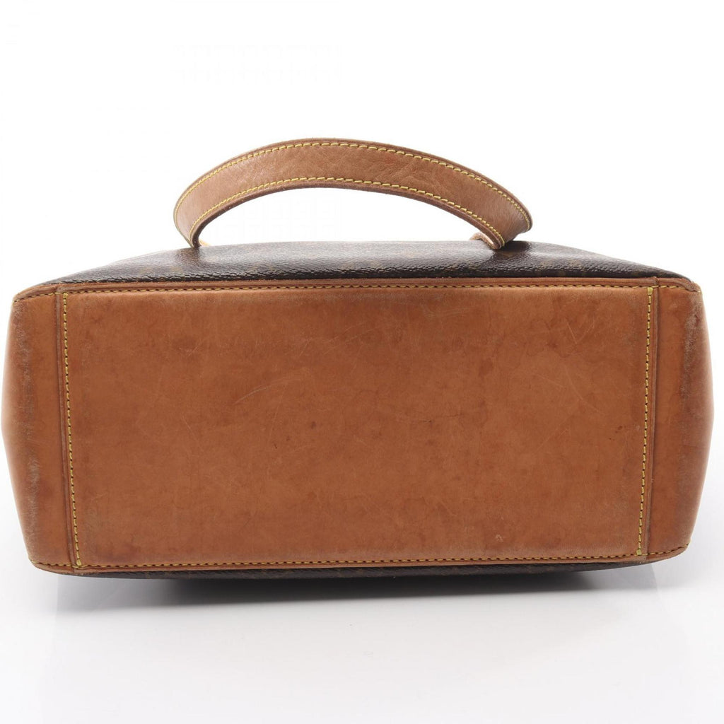 Louis Vuitton Brown Monogram Coated Canvas Leather Shoulder Bag (Pre-Owned)