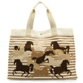 Hermes Ecru Canvas Beach Bag Shoulder Bag Tote Bag (Pre-Owned)