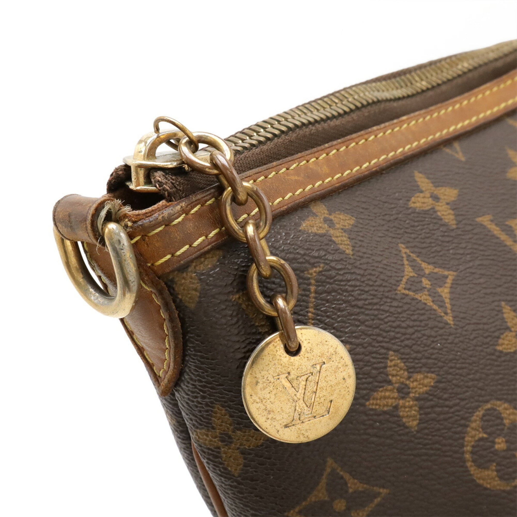 Louis Vuitton Brown Monogram Canvas Shoulder Bag Tote Bag (Pre-Owned)