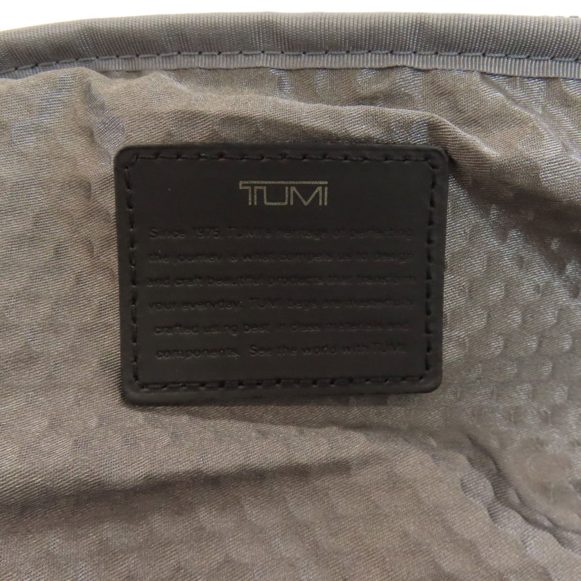 Tumi Black Canvas Sling Bag (Pre-Owned)